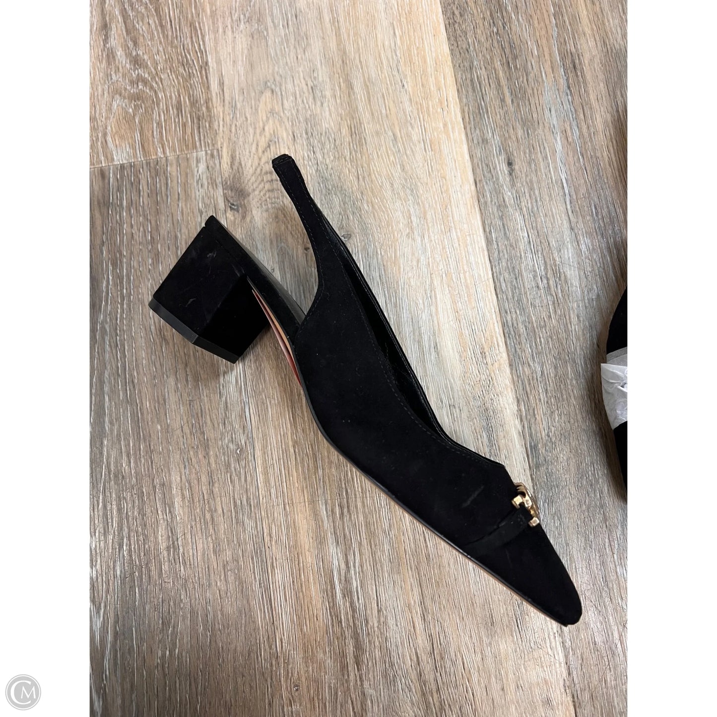 Shoes Heels Block By Ann Taylor In Black, Size: 8.5