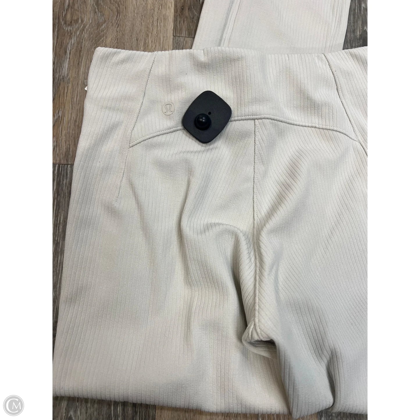 Athletic Pants By Lululemon In Cream, Size: 4