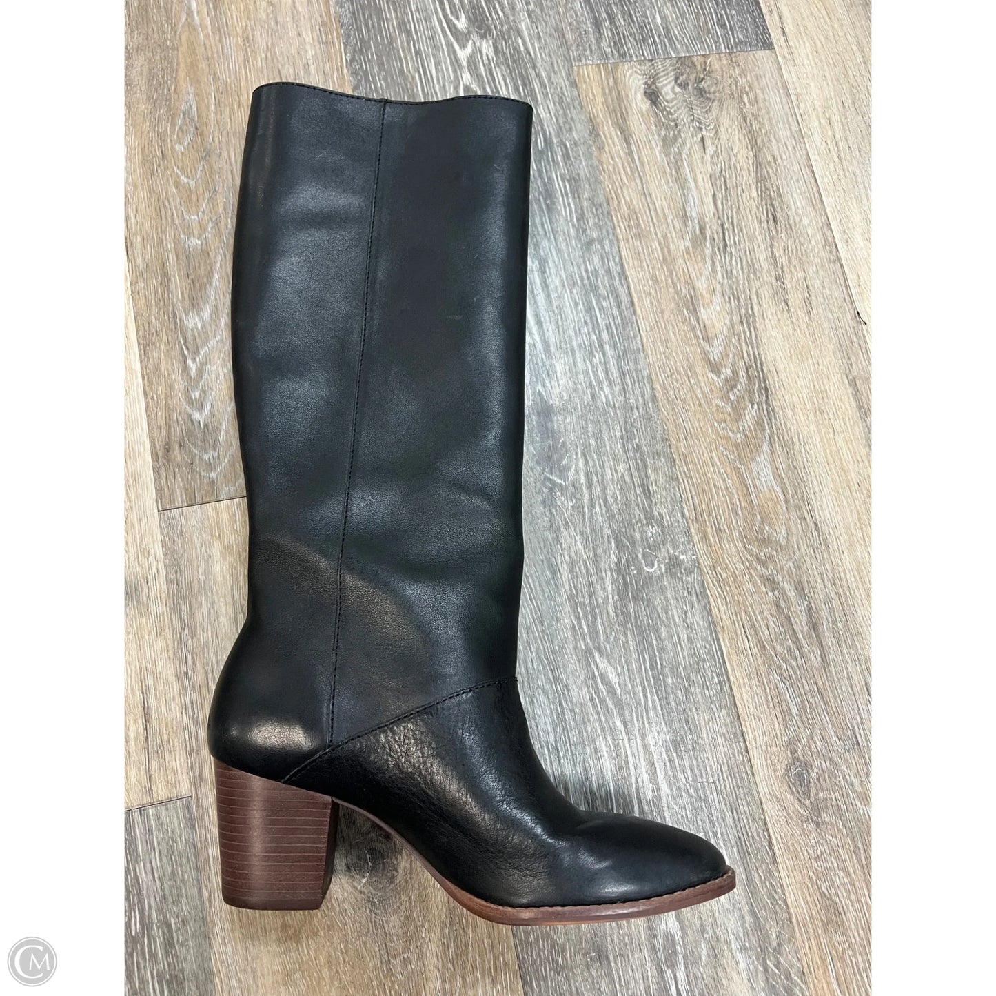 Boots Knee Heels By Madewell In Black, Size: 8