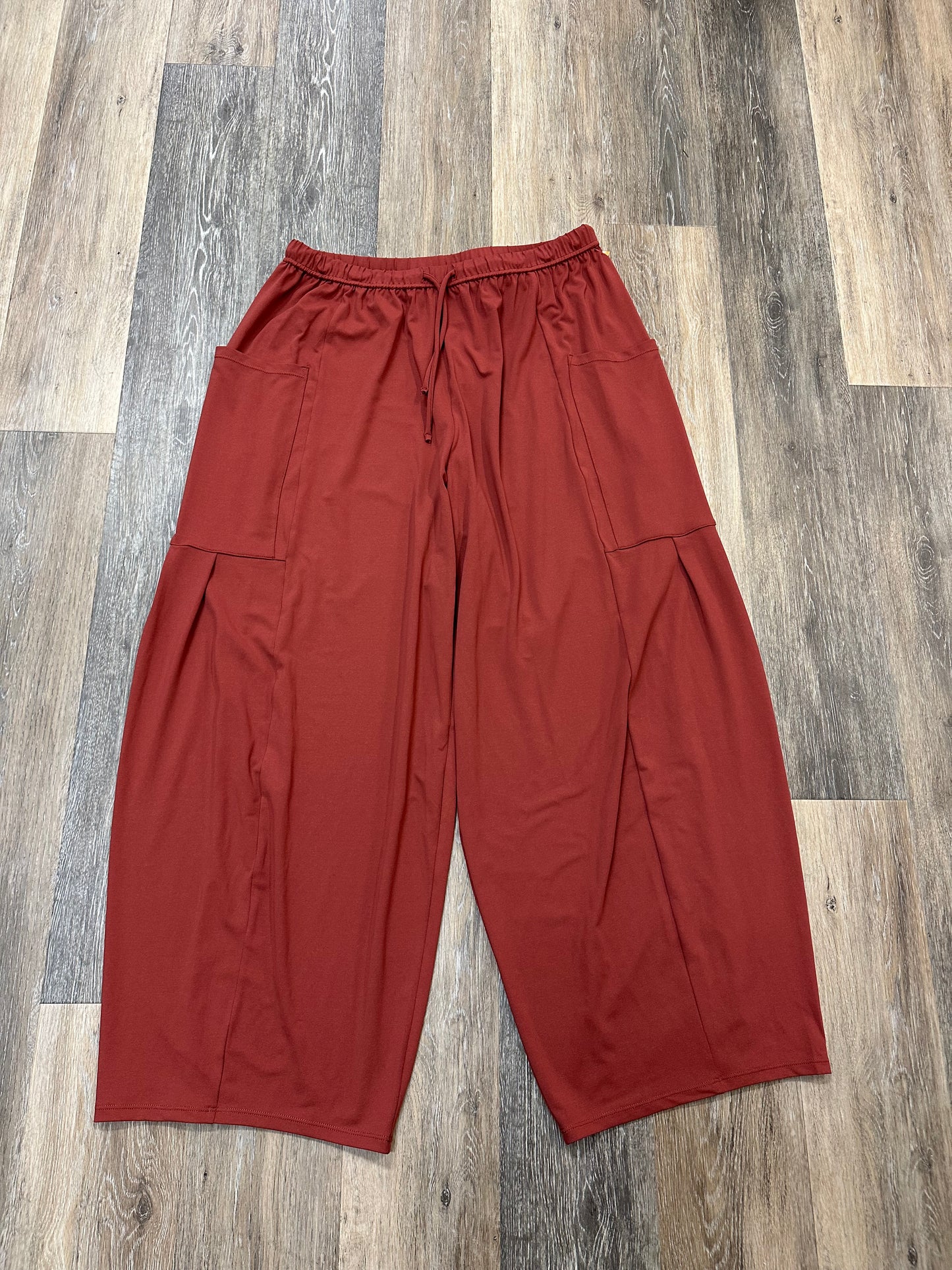 Athletic Pants By Halara In Orange, Size: L