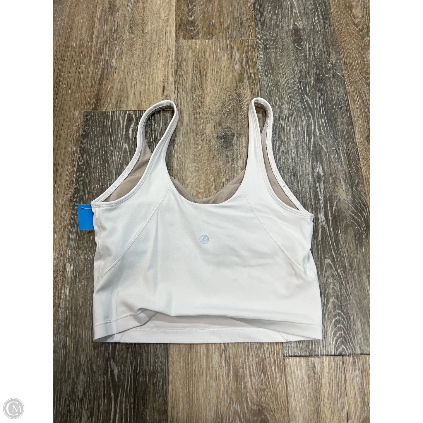 -Athletic Tank Top By Lululemon In White, Size: 4