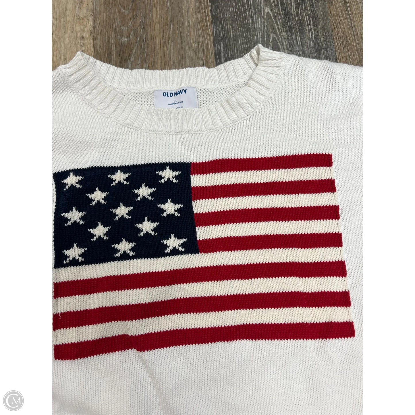 Sweater By Old Navy In White, Size: Xl