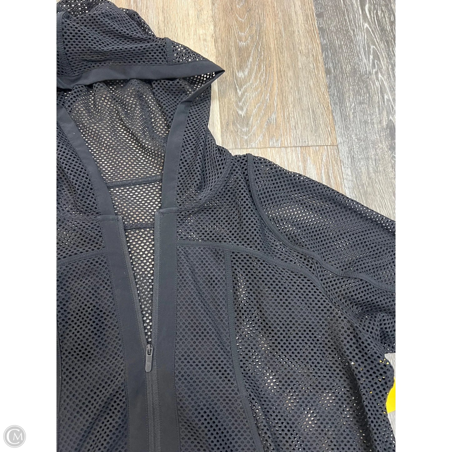 Athletic Jacket By Lululemon In Black, Size: 6