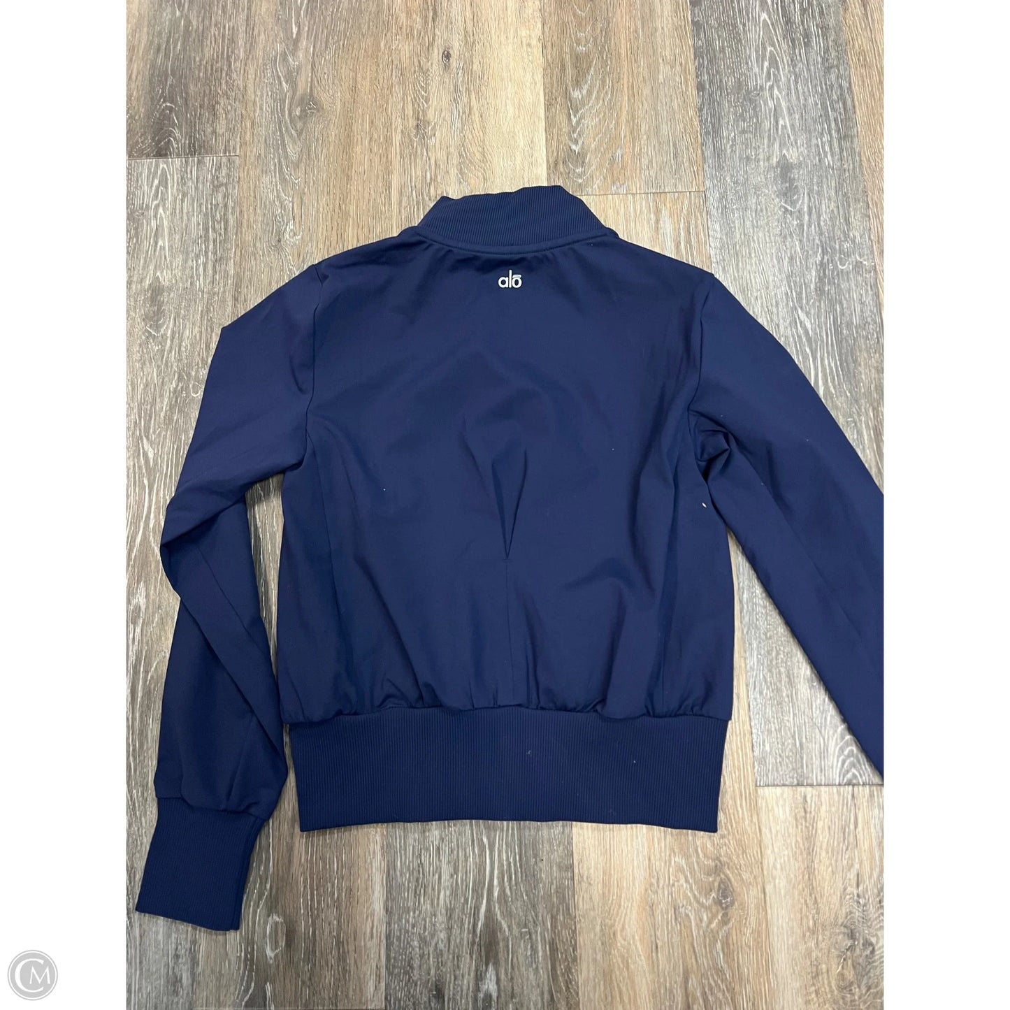 Athletic Jacket By Alo In Blue, Size: S