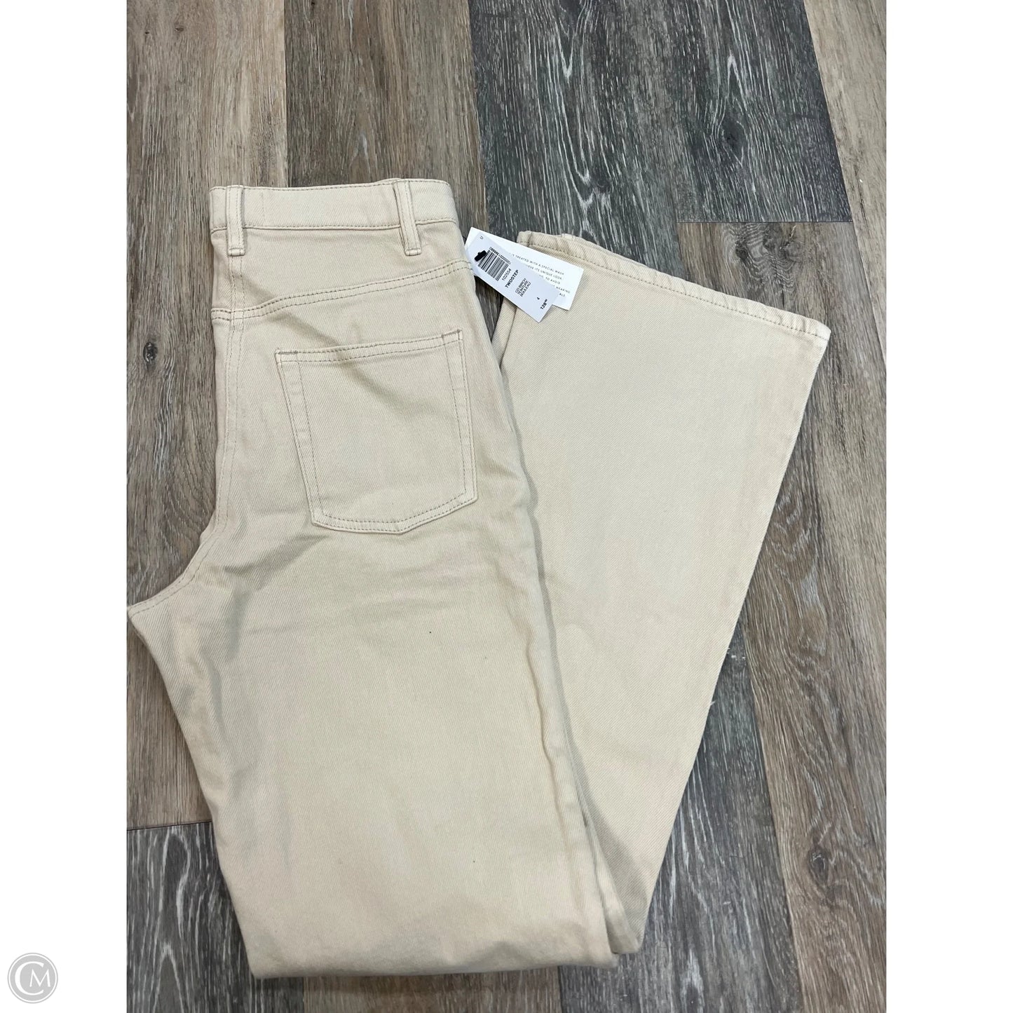 Jeans Boot Cut By Wilfred In Cream Denim, Size: 4