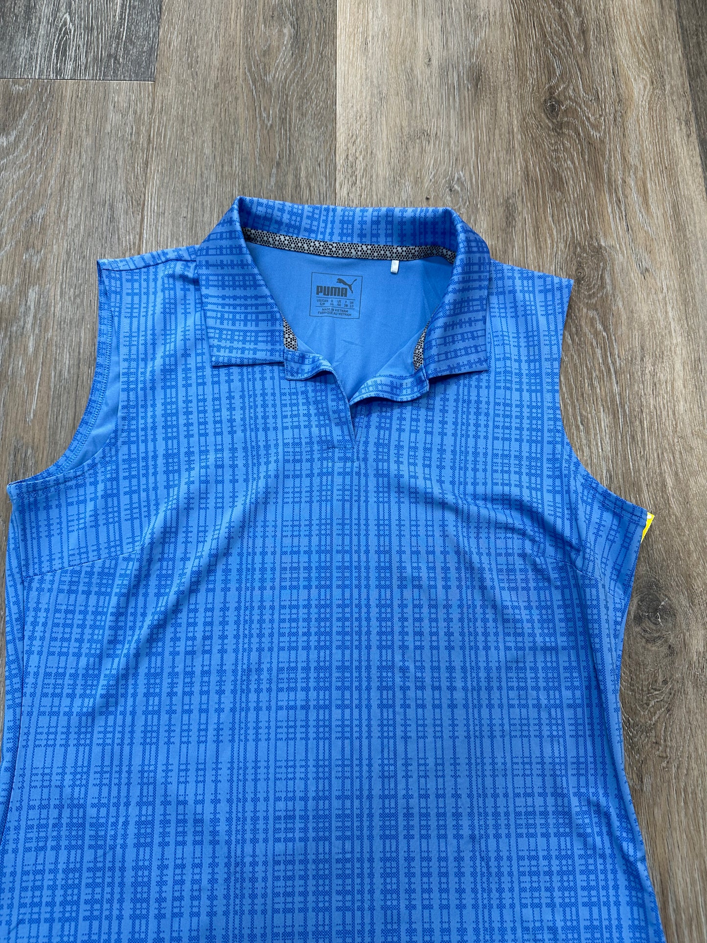 Athletic Tank Top By Puma In Blue, Size: S
