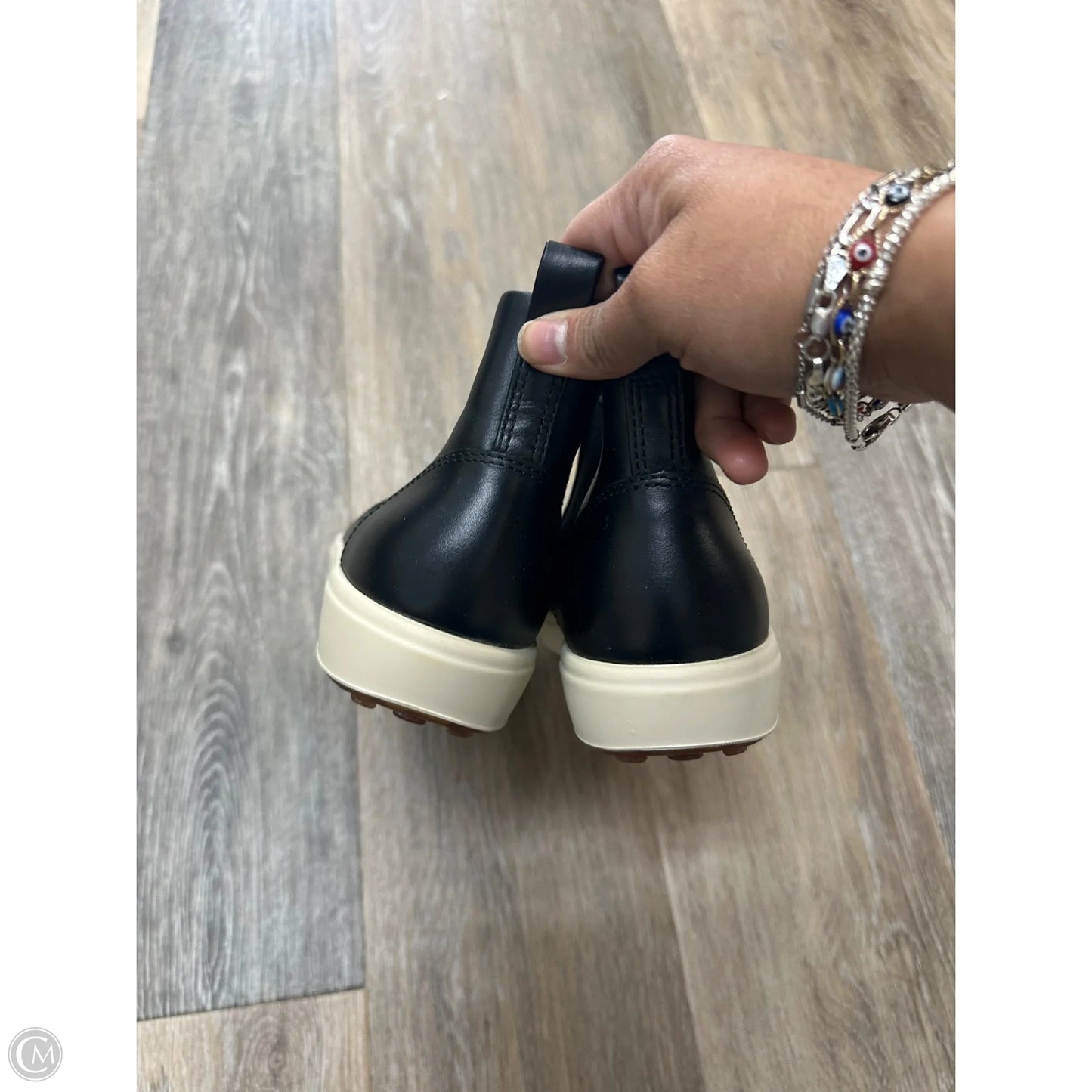 Boots Ankle Flats By Ecco In Black, Size: 7.5