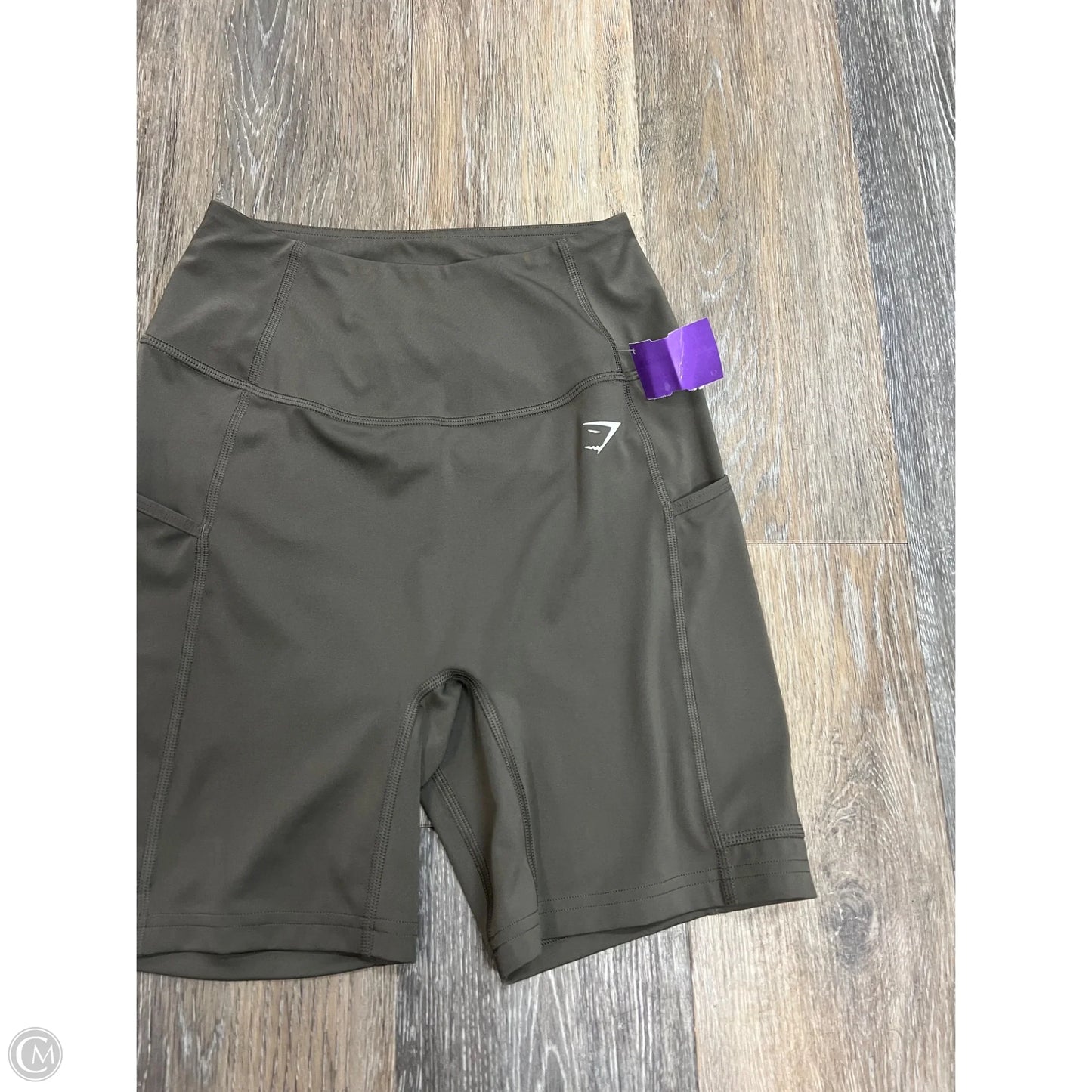 Athletic Shorts By Gym Shark In Brown, Size: S