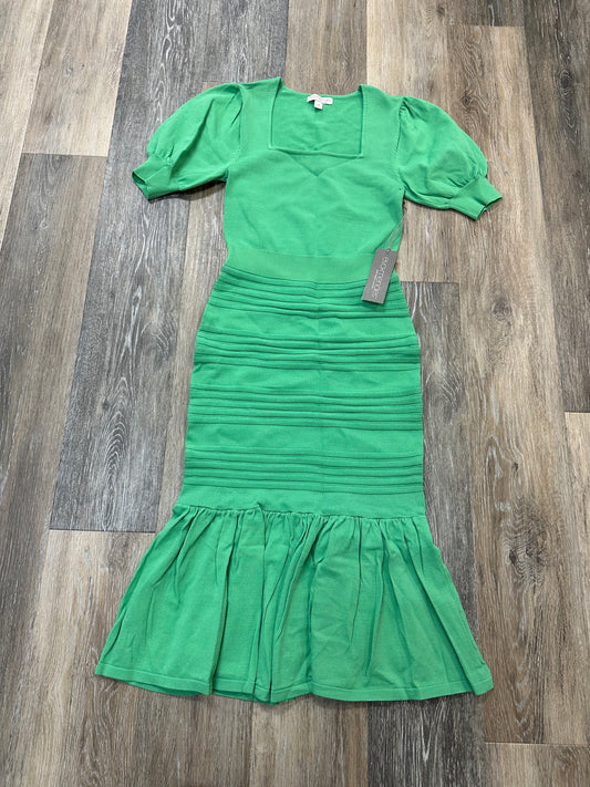 Dress Party Long By Eva Mendes In Green, Size: Xs