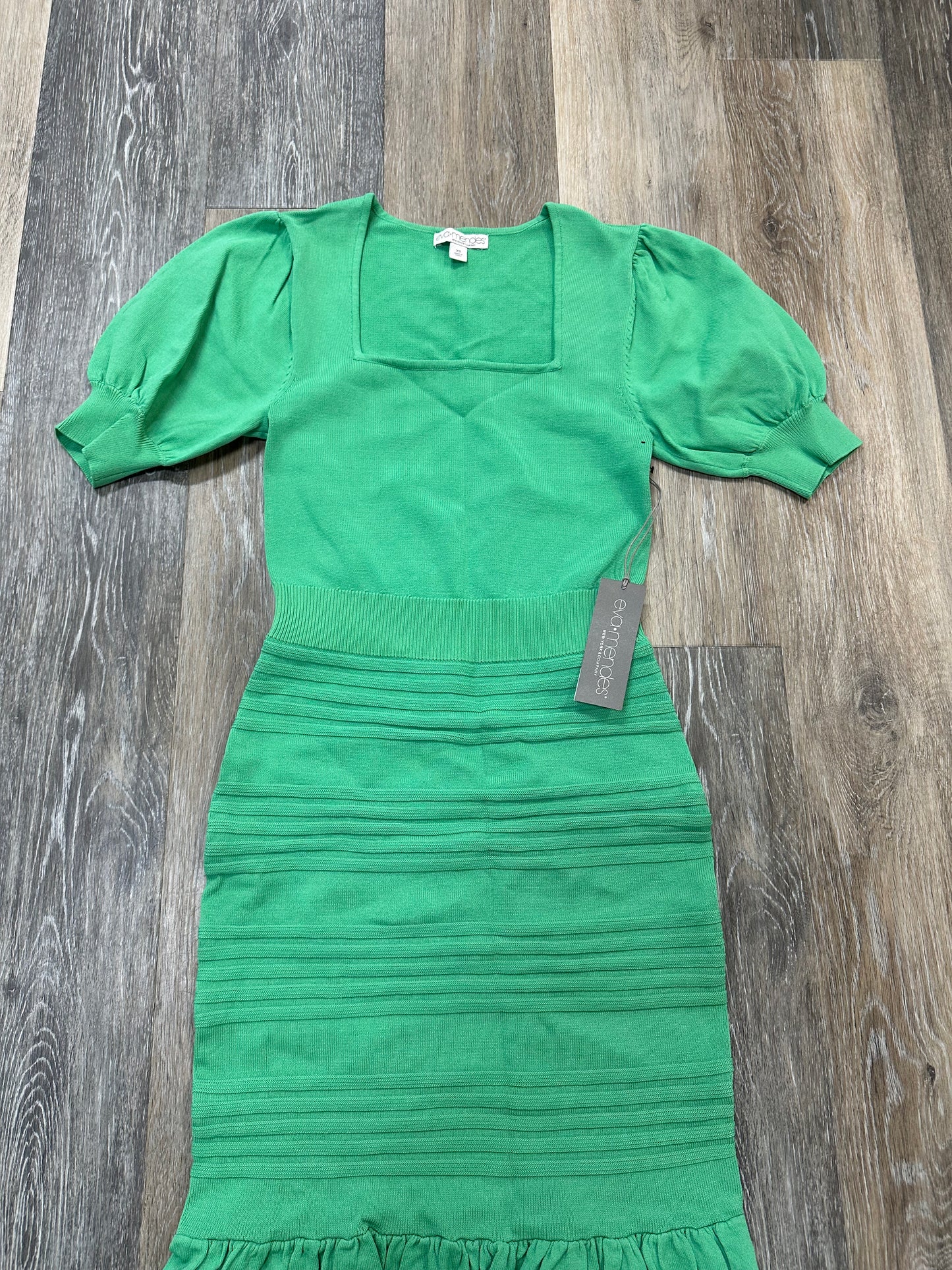 Dress Party Long By Eva Mendes In Green, Size: Xs