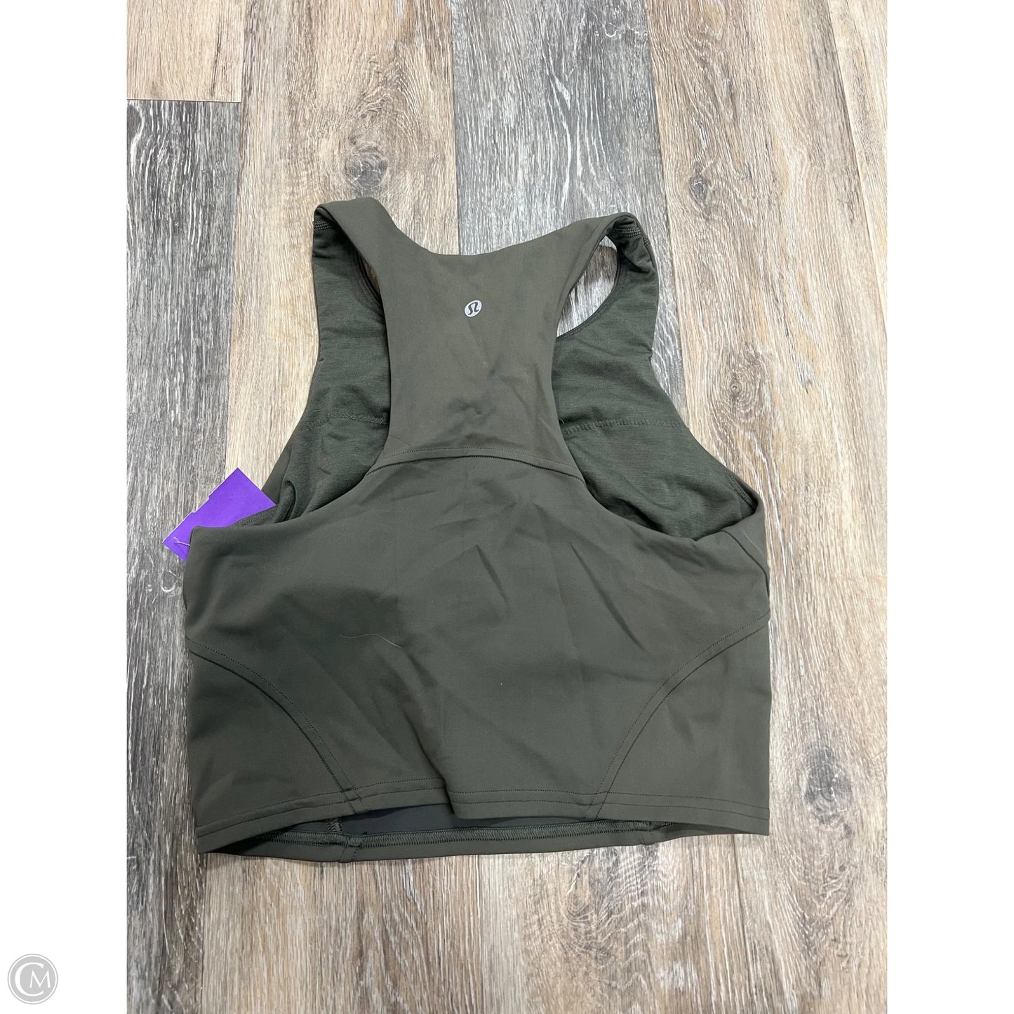 Athletic Tank Top By Lululemon In Green, Size: 8