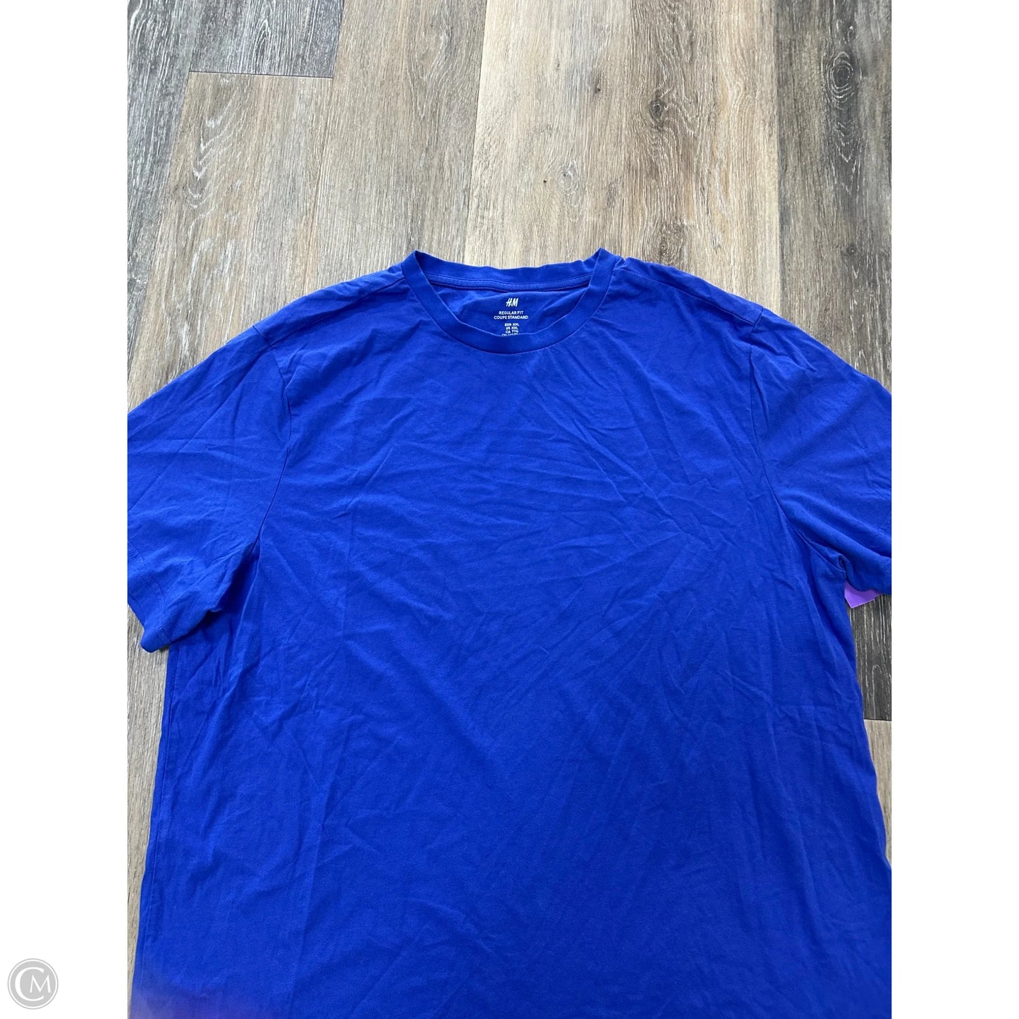 Top Short Sleeve By H&m In Blue, Size: Xxl