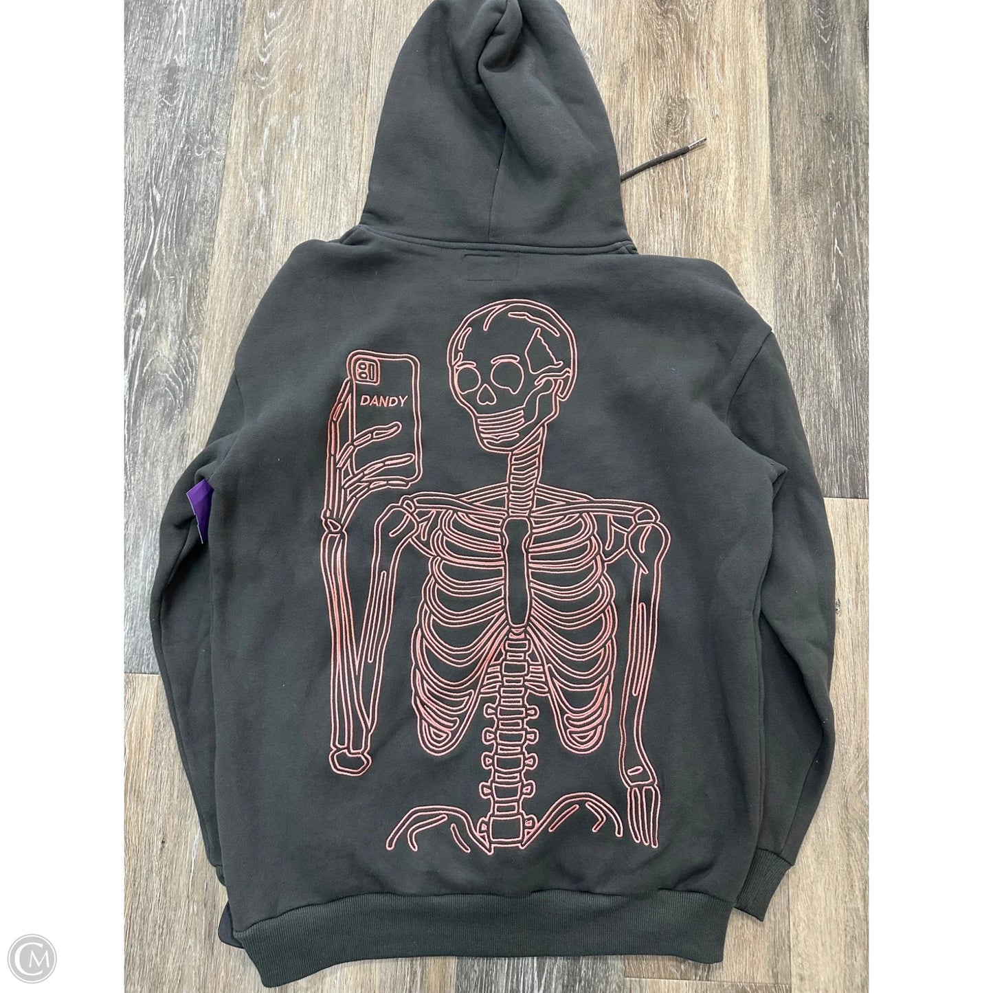 Athletic Sweatshirt Hoodie By Dandy In Grey, Size: S