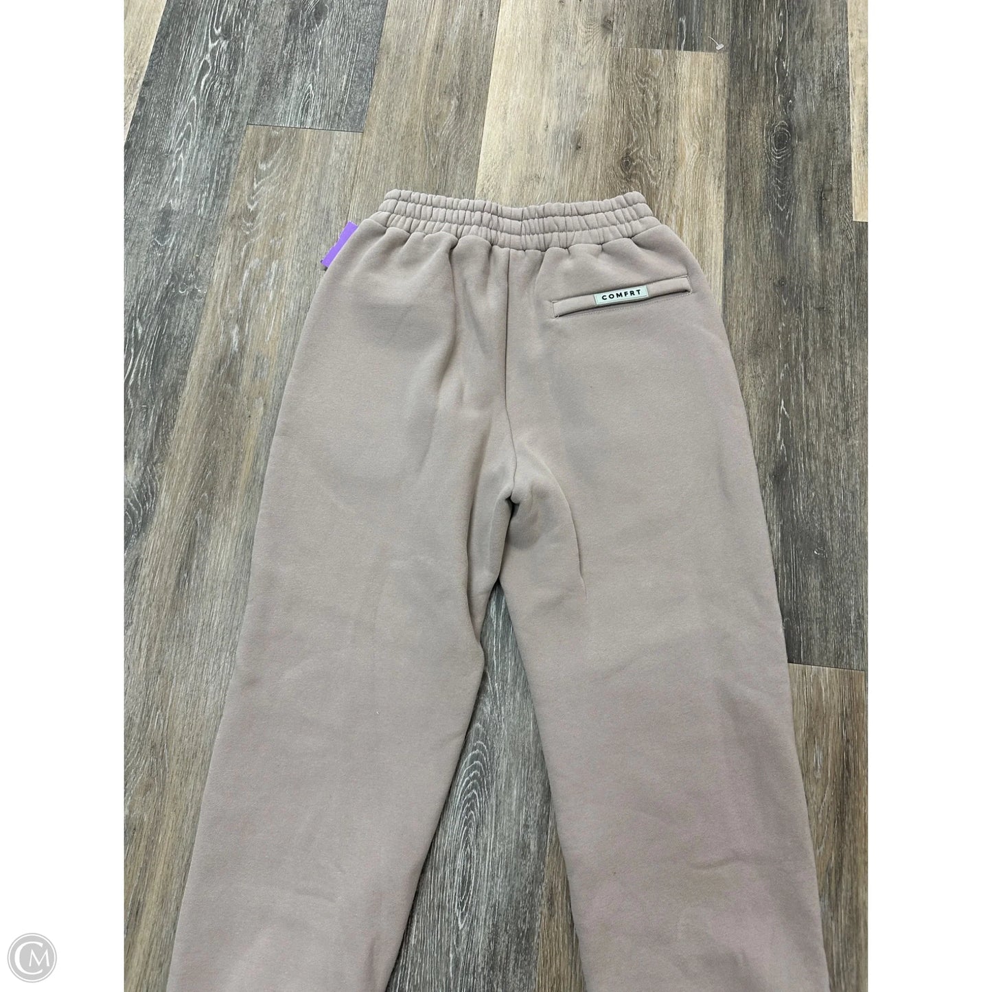 Athletic Pants By Comfrt In Tan, Size: S