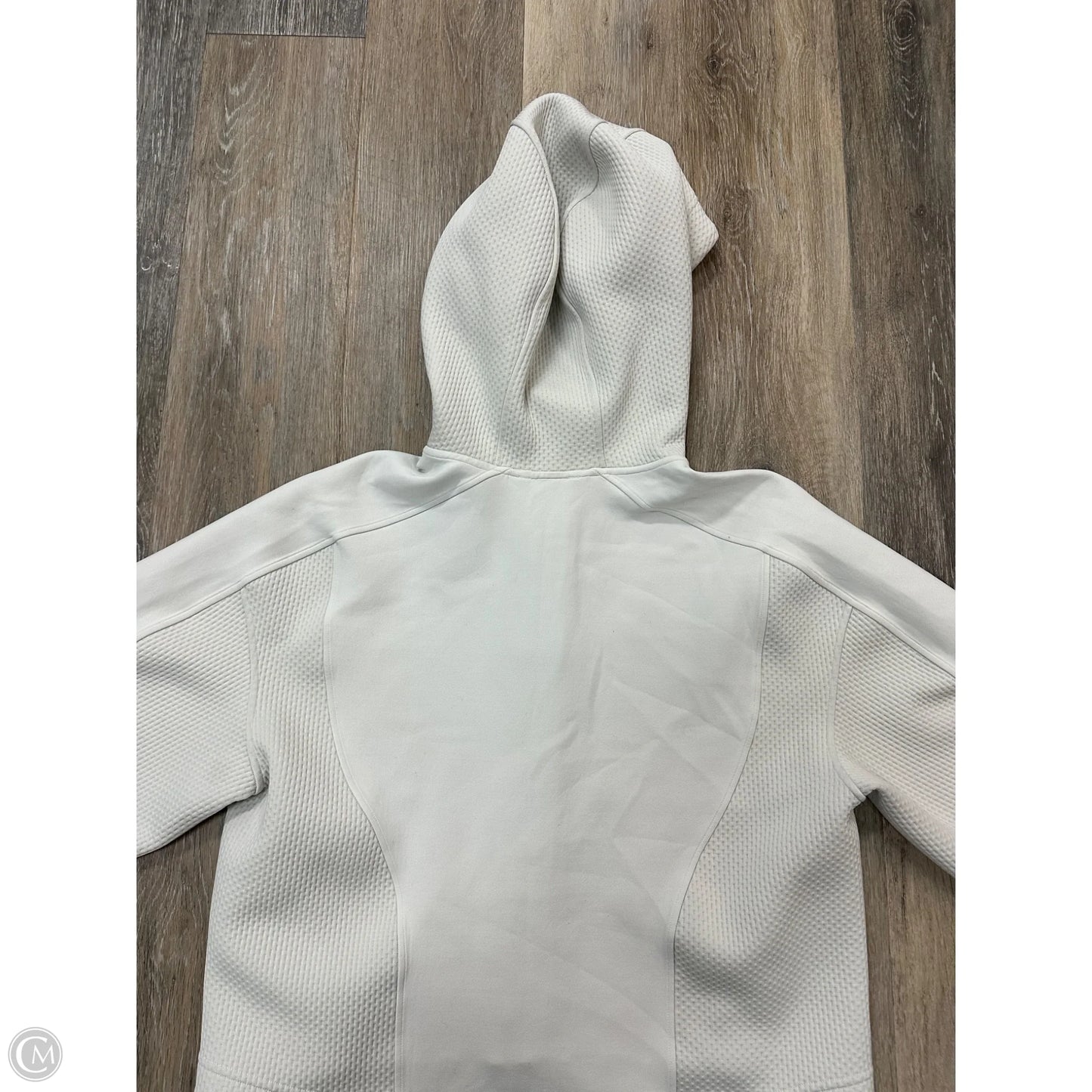 Athletic Sweatshirt Hoodie By Lululemon In White, Size: S