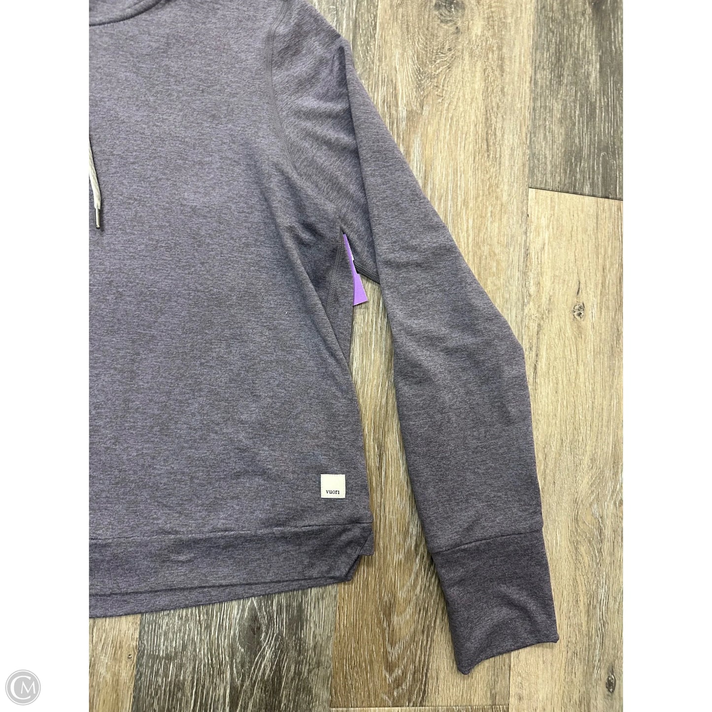 Athletic Sweatshirt Hoodie By Vuori In Purple, Size: M