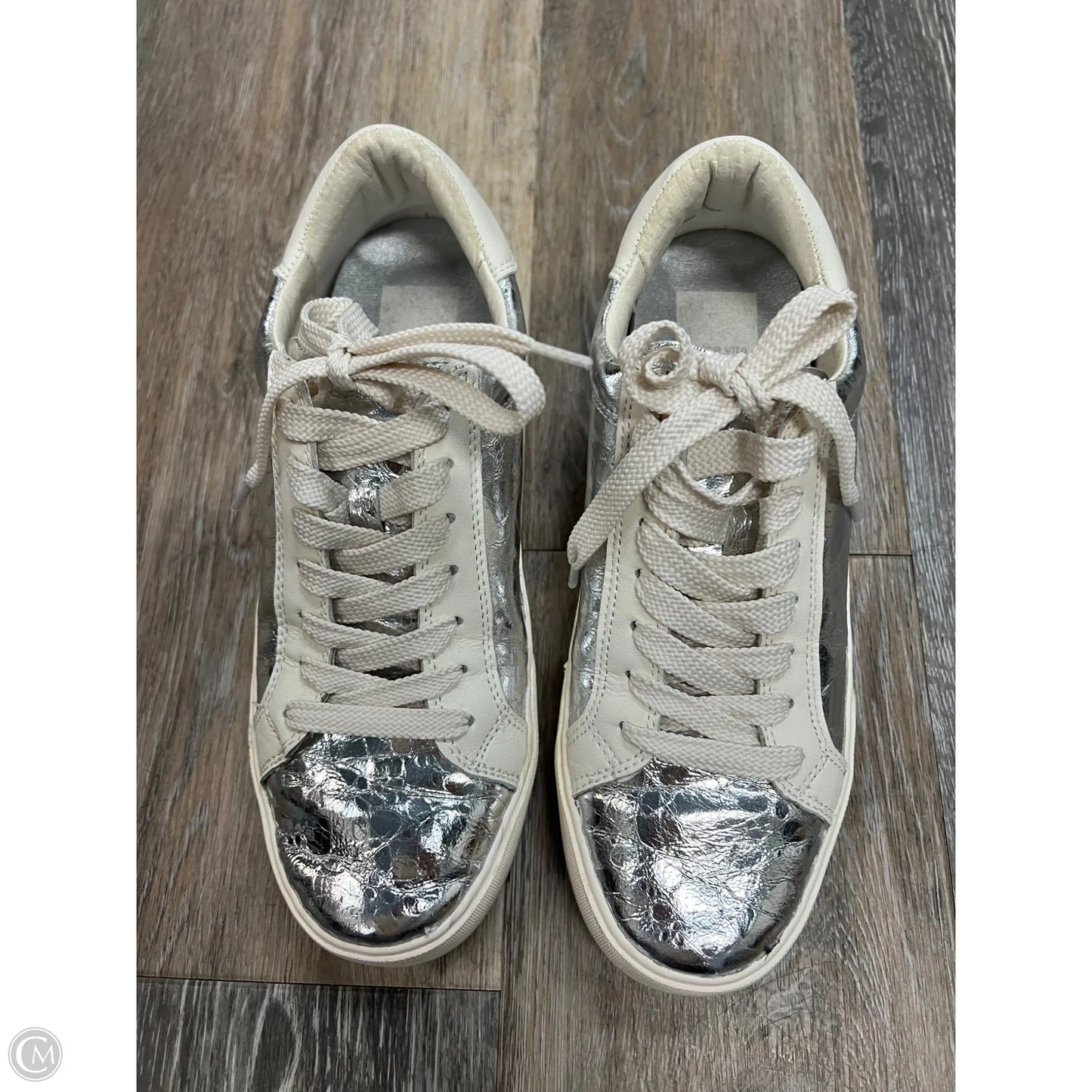 Shoes Sneakers By Dolce Vita In Silver, Size: 7.5