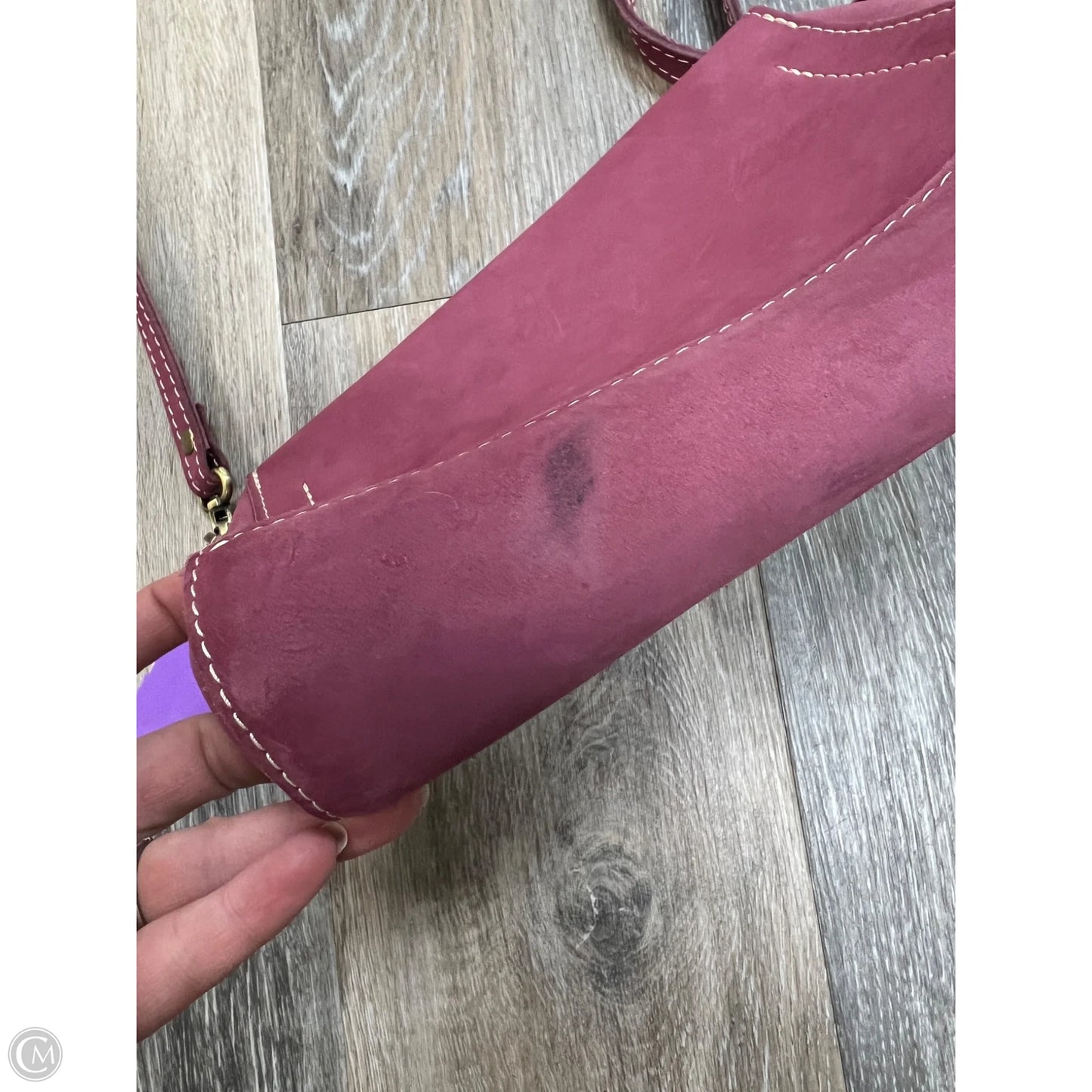 Crossbody Leather By Portland Leather, Size: Medium