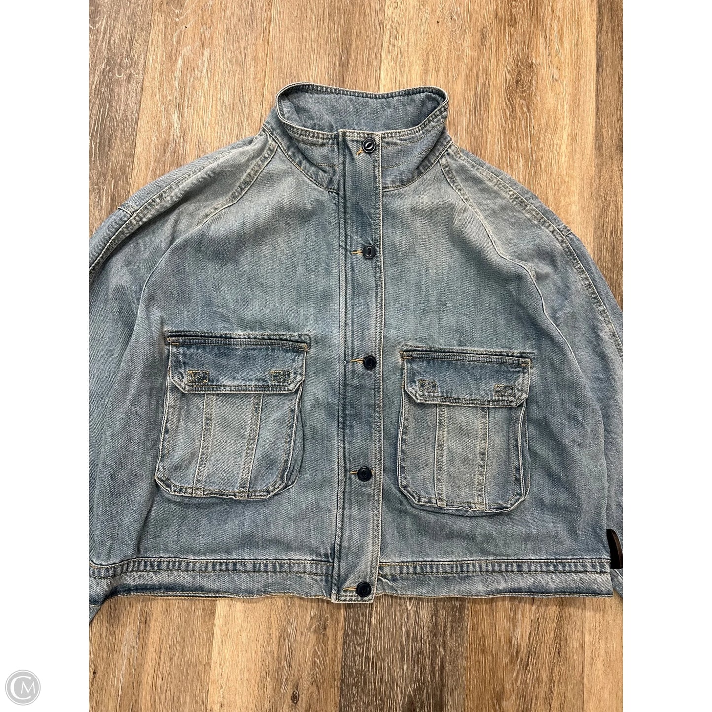 Jacket Denim By Risen In Blue Denim, Size: 2x