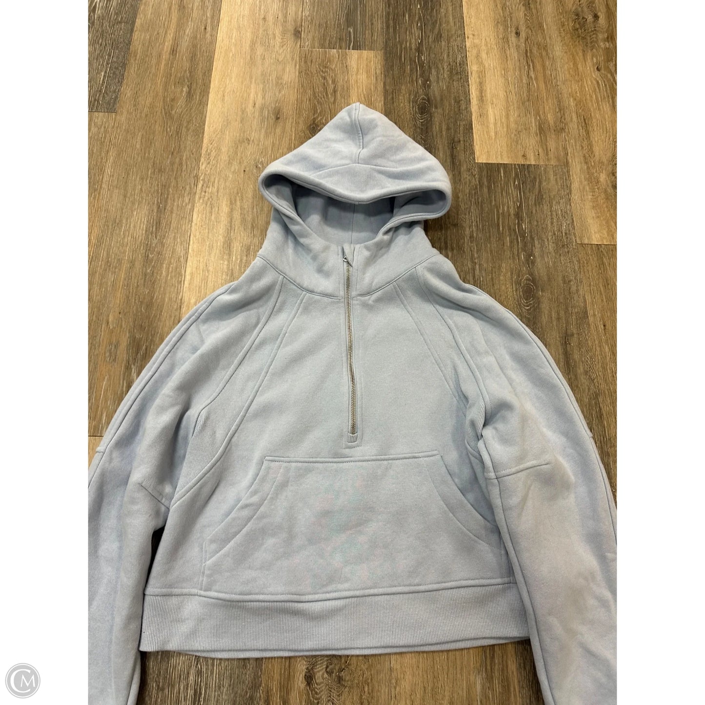 Athletic Sweatshirt Hoodie By Rae Mode In Blue, Size: M
