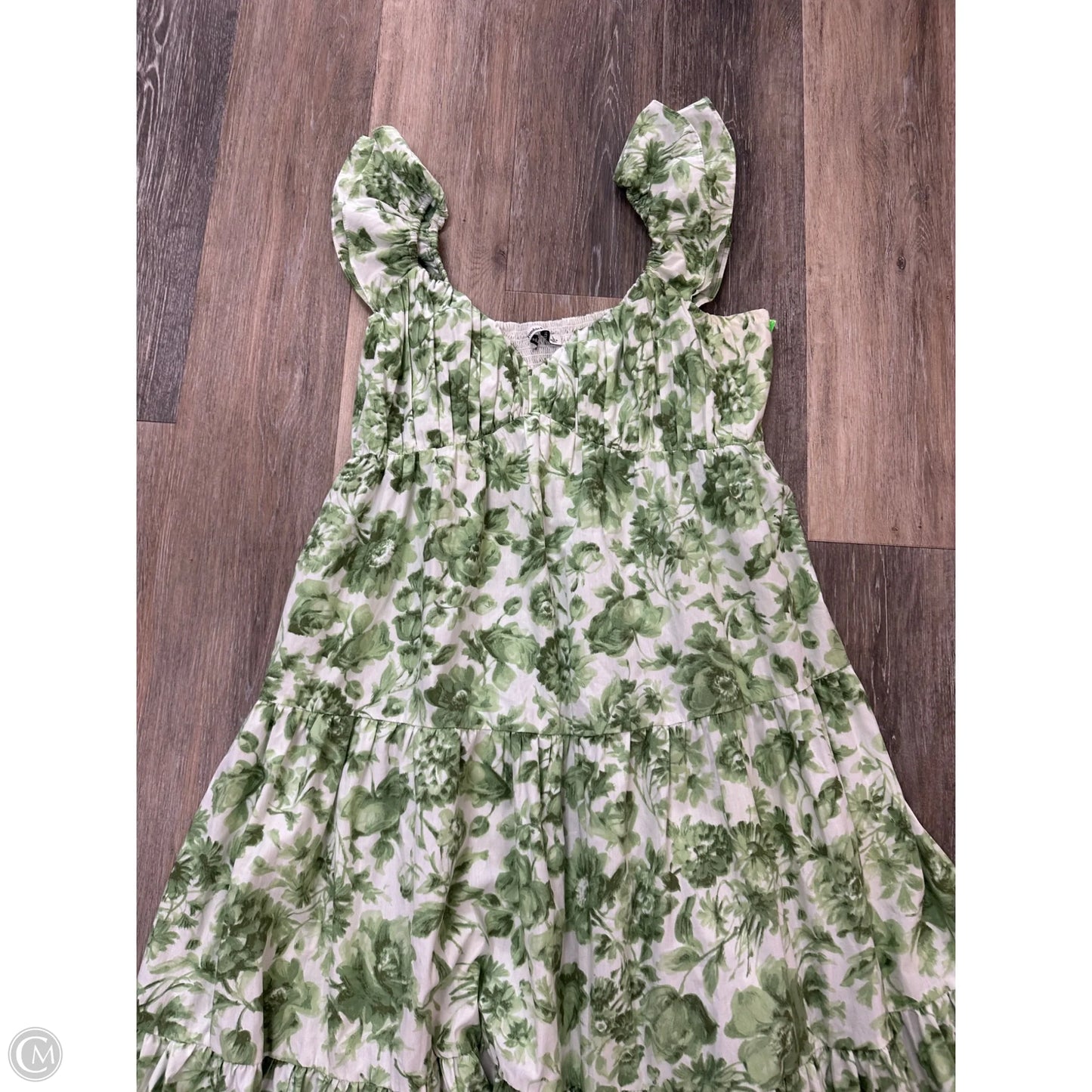 Dress Casual Maxi By Abercrombie And Fitch In Green, Size: L