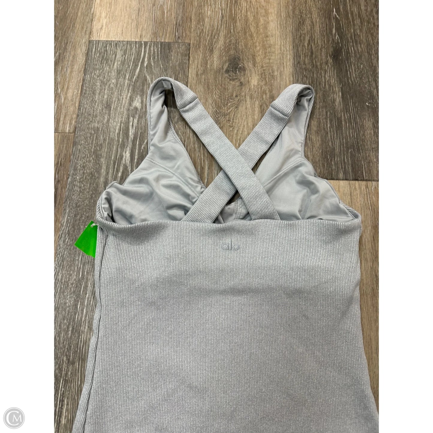 Athletic Tank Top By Alo In Grey, Size: M