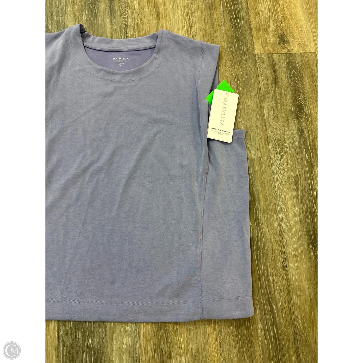 Athletic Top Short Sleeve By Athleta In Purple, Size: Xl
