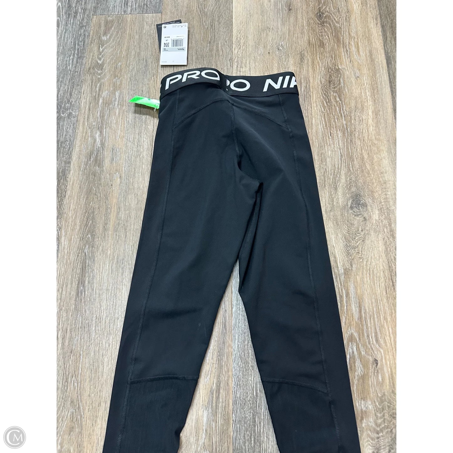 Athletic Leggings By Nike Apparel In Black, Size: Xs