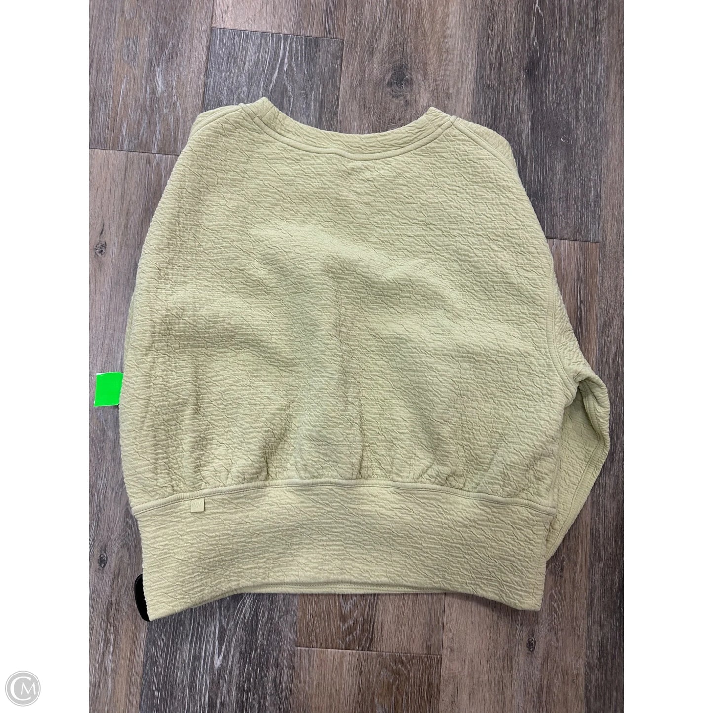 Athletic Sweatshirt Crewneck By Lululemon In Green, Size: 6