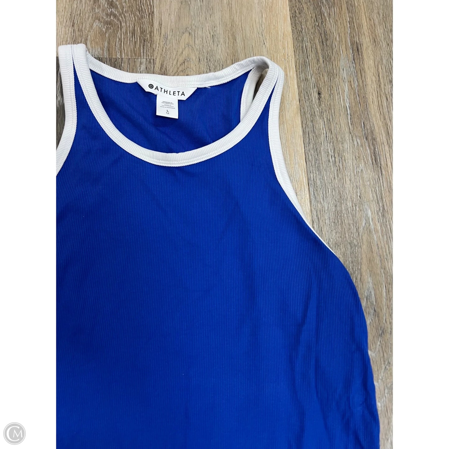 Athletic Tank Top By Athleta In Blue, Size: L