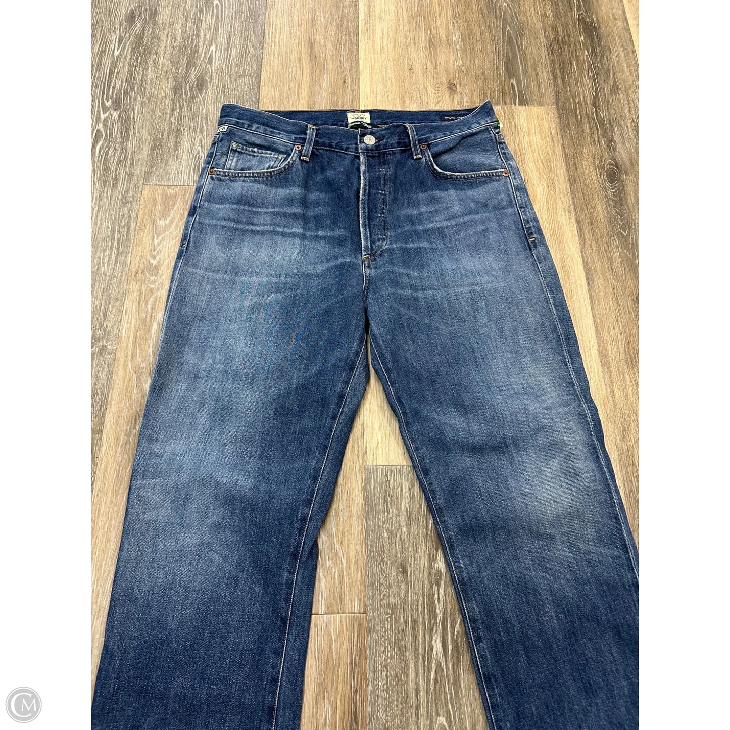 Jeans Straight By Citizens Of Humanity In Blue Denim, Size: 6/28