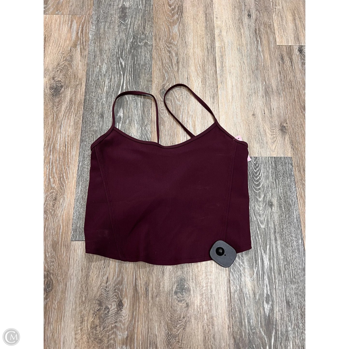 Athletic Tank Top By Lululemon In Maroon, Size: M