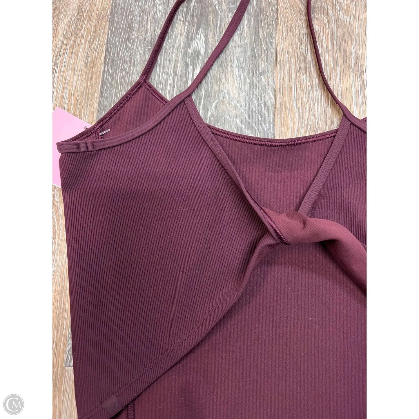 Athletic Tank Top By Lululemon In Maroon, Size: M