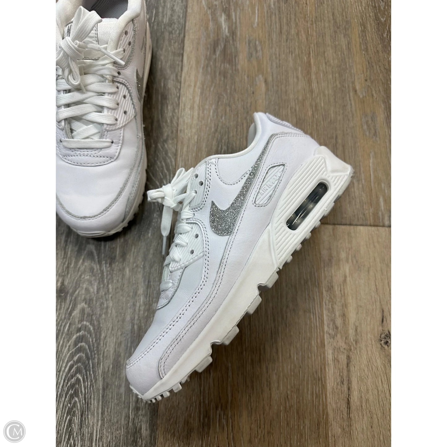 Shoes Athletic By Nike In White, Size: 7.5