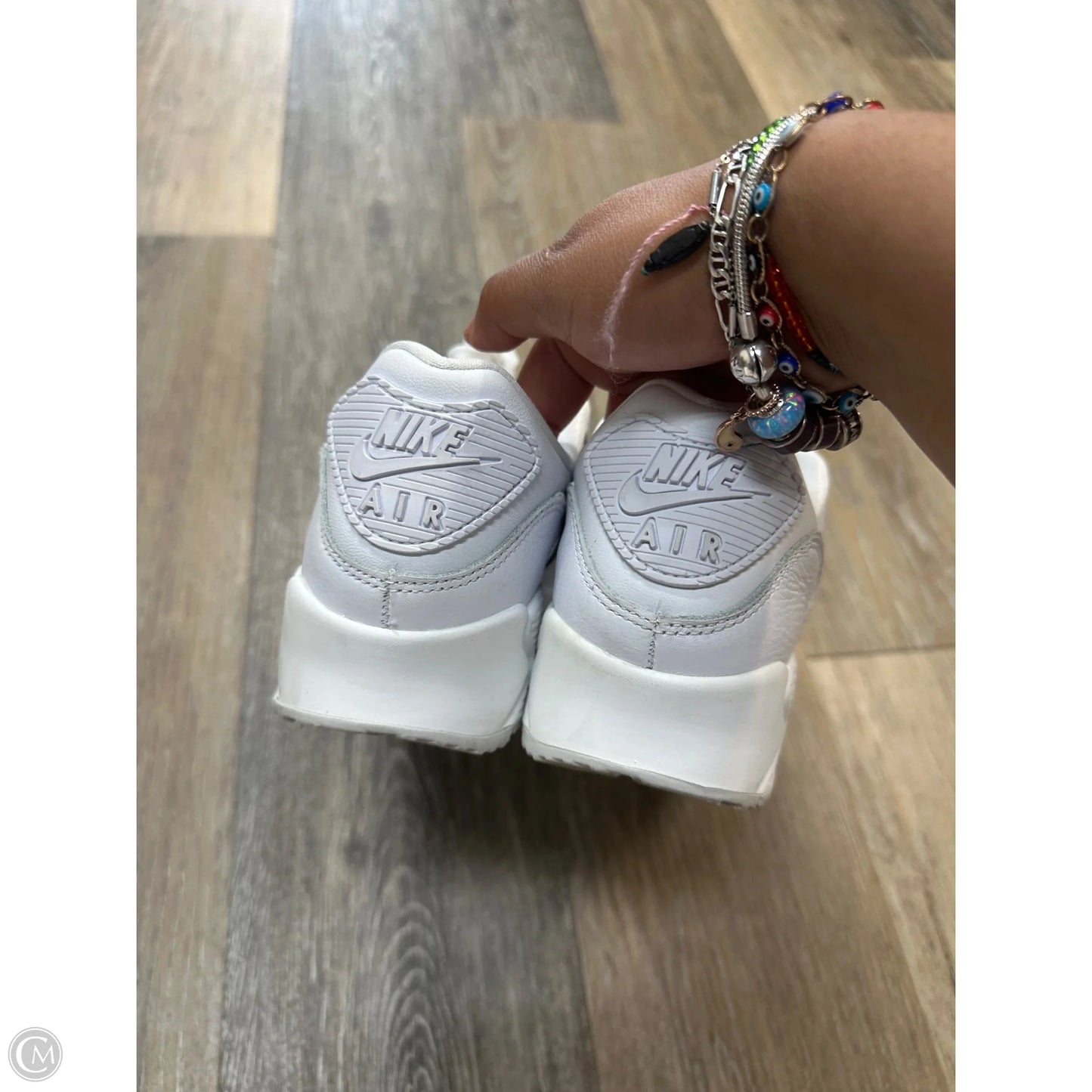 Shoes Athletic By Nike In White, Size: 7.5