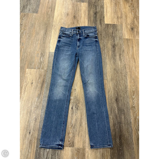 Jeans Skinny By Mother Jeans In Blue Denim, Size: 0