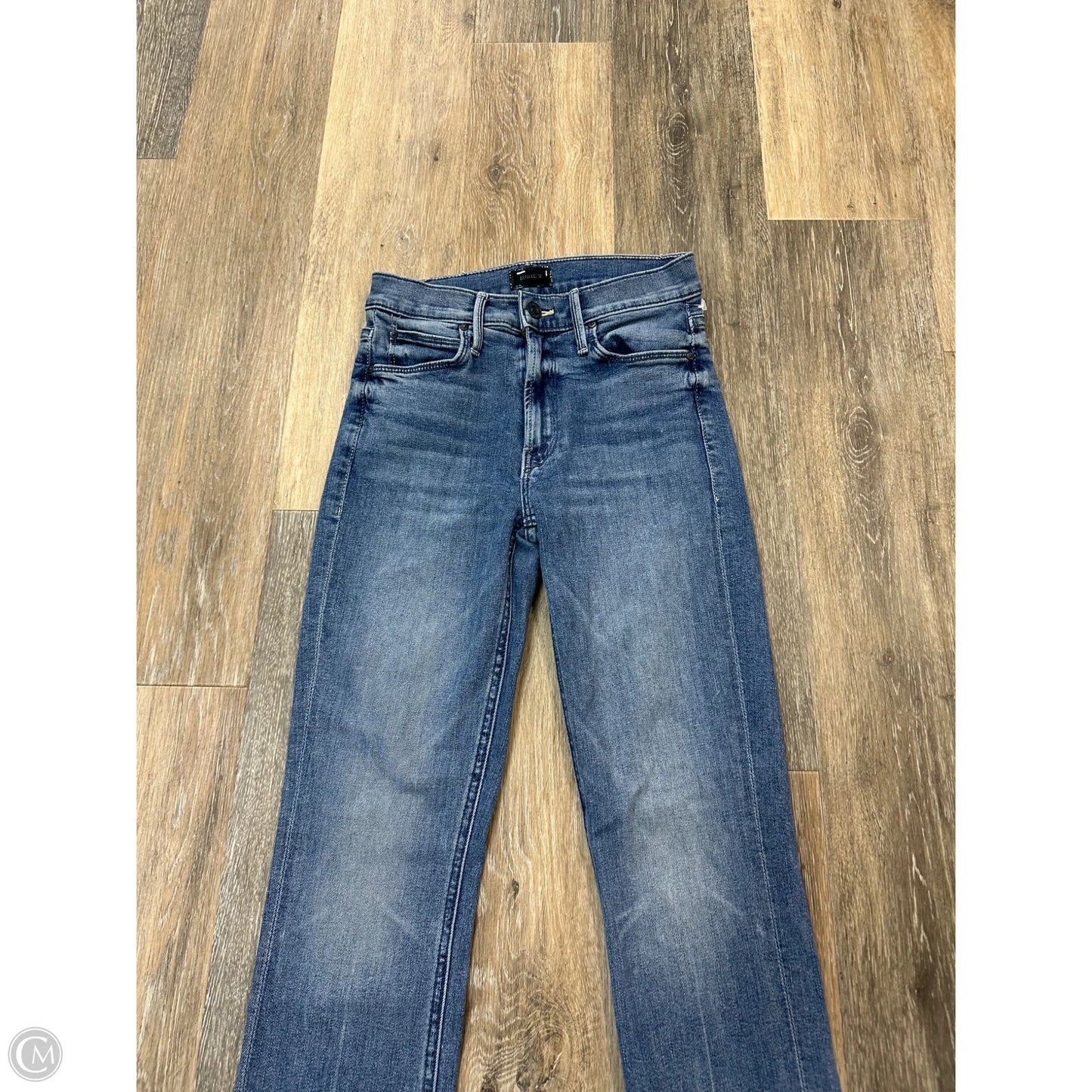 Jeans Skinny By Mother Jeans In Blue Denim, Size: 0