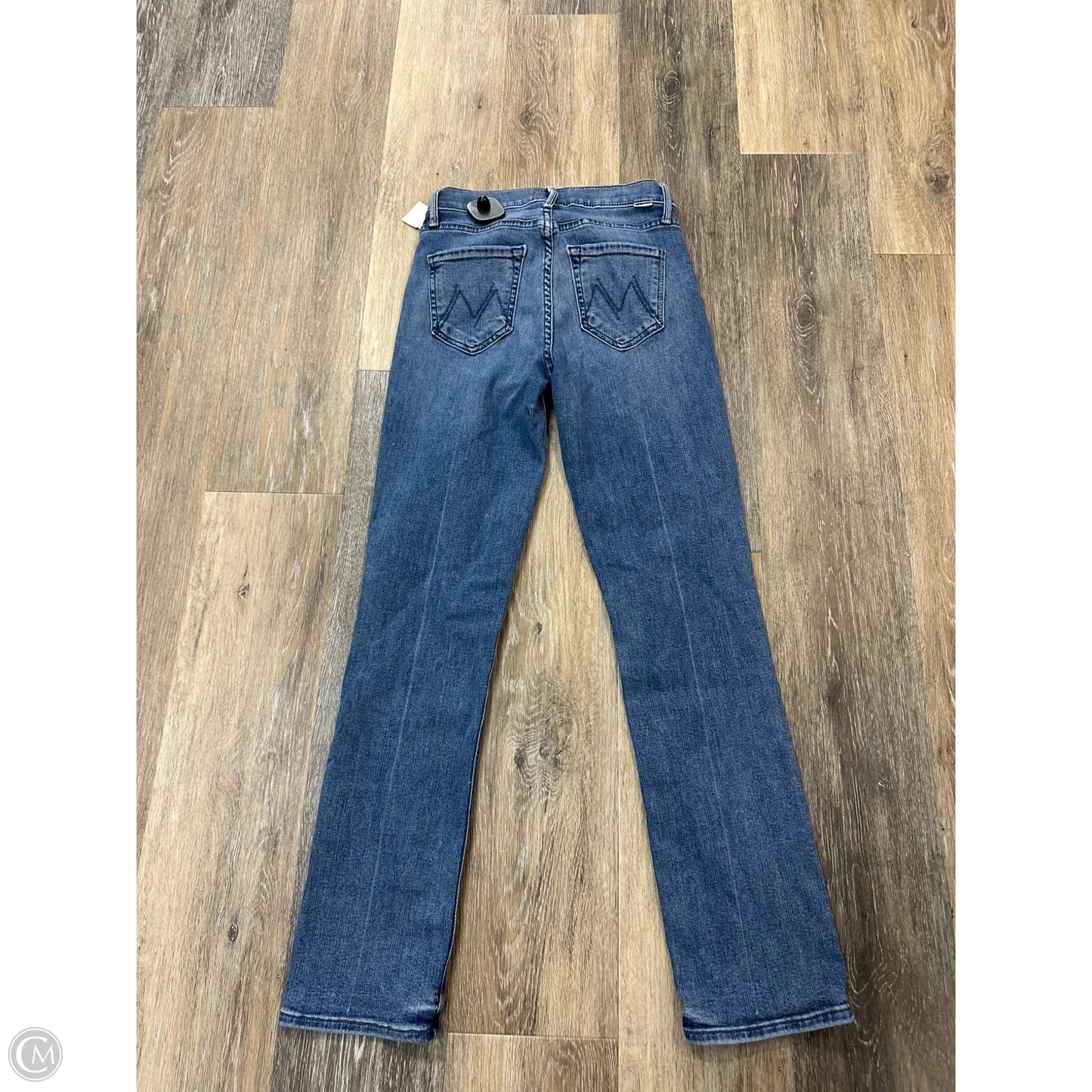 Jeans Skinny By Mother Jeans In Blue Denim, Size: 0