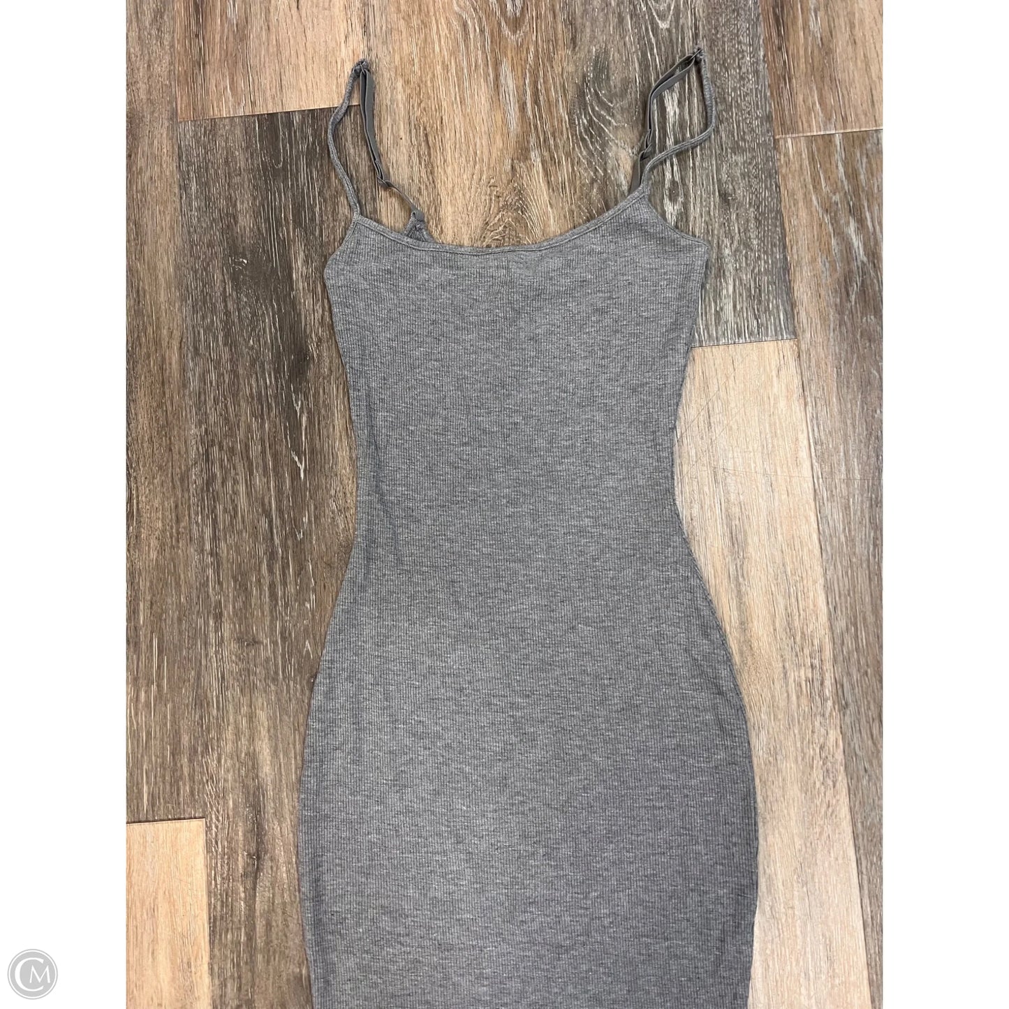 Dress Casual Maxi By Skims In Grey, Size: S