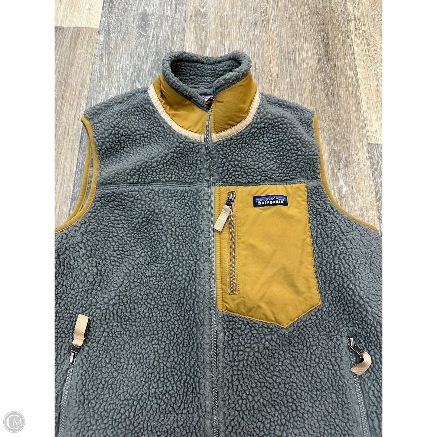 Vest Fleece By Patagonia In Grey, Size: M