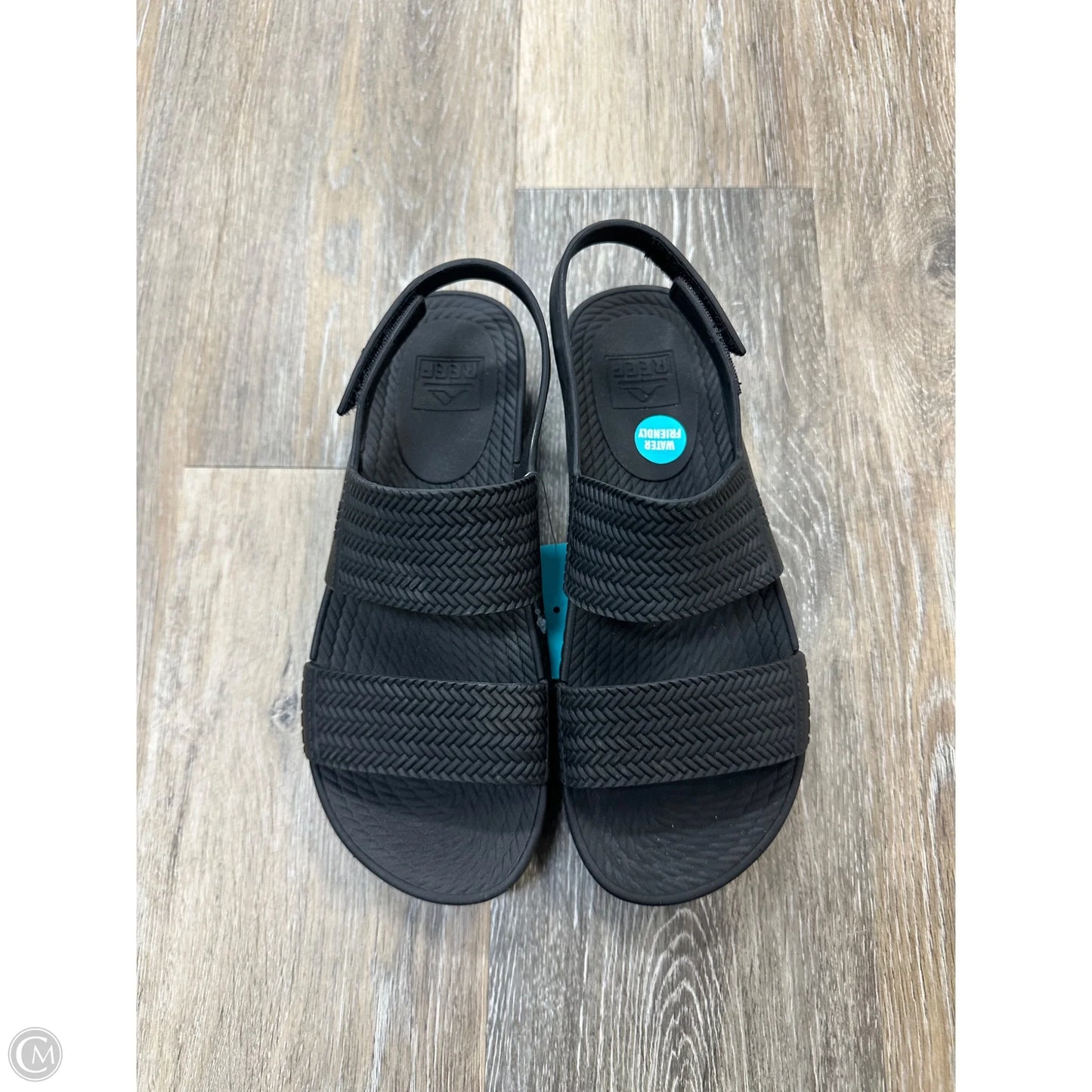 Sandals Flats By Reef In Black, Size: 8