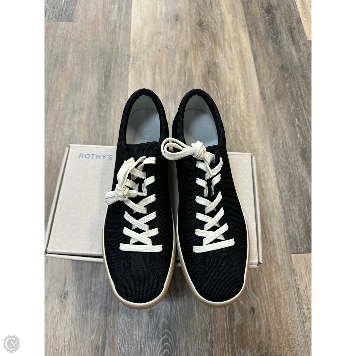 Shoes Sneakers By Rothys In Black, Size: 9.5