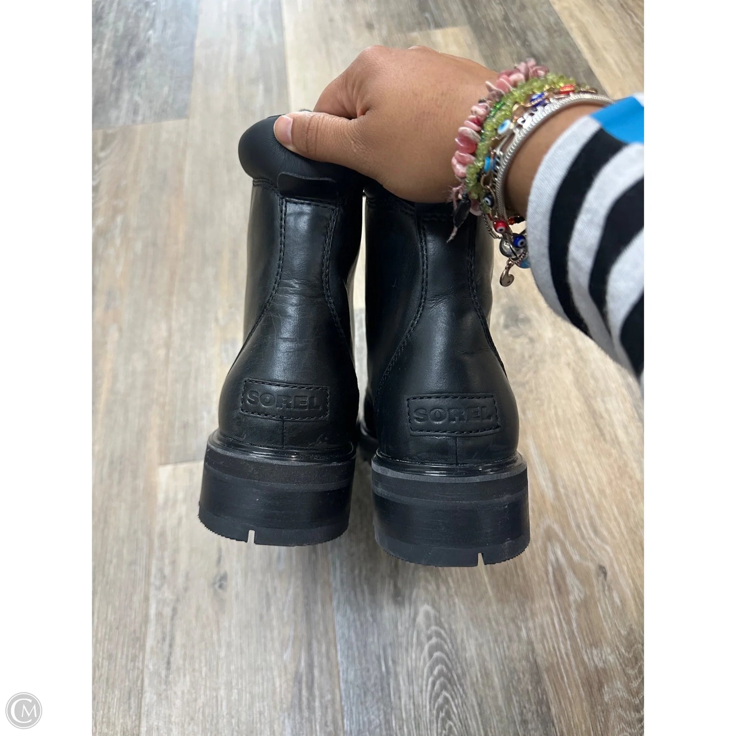 Boots Ankle Flats By Sorel In Black, Size: 10