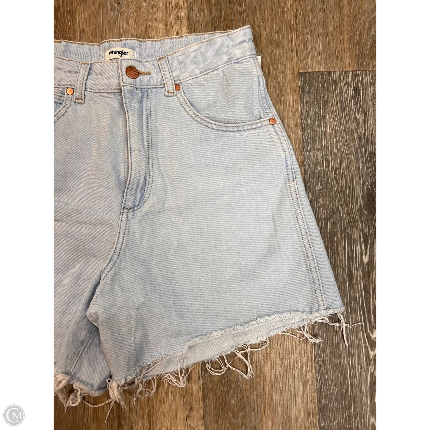 Shorts By Wrangler In Blue Denim, Size: 6/28