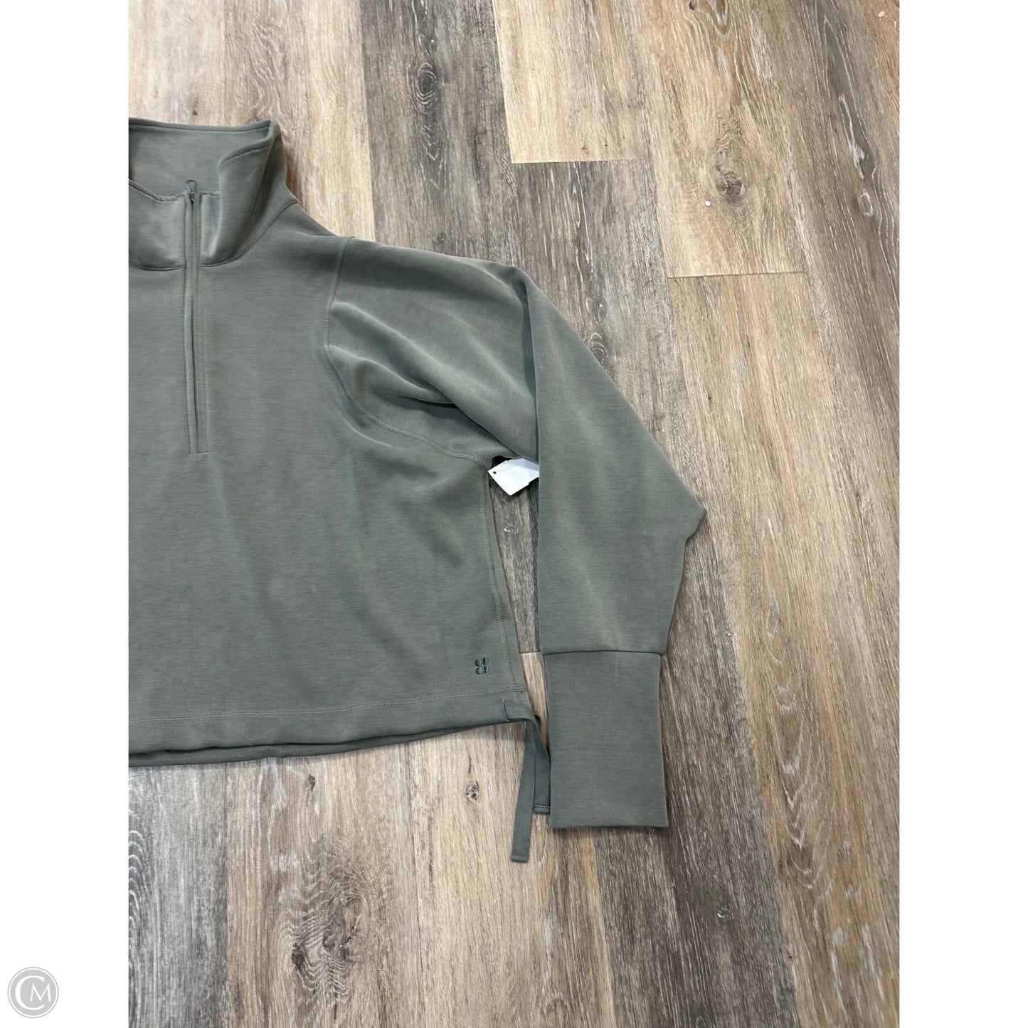 Athletic Sweatshirt Collar By Sweaty Betty In Green, Size: L