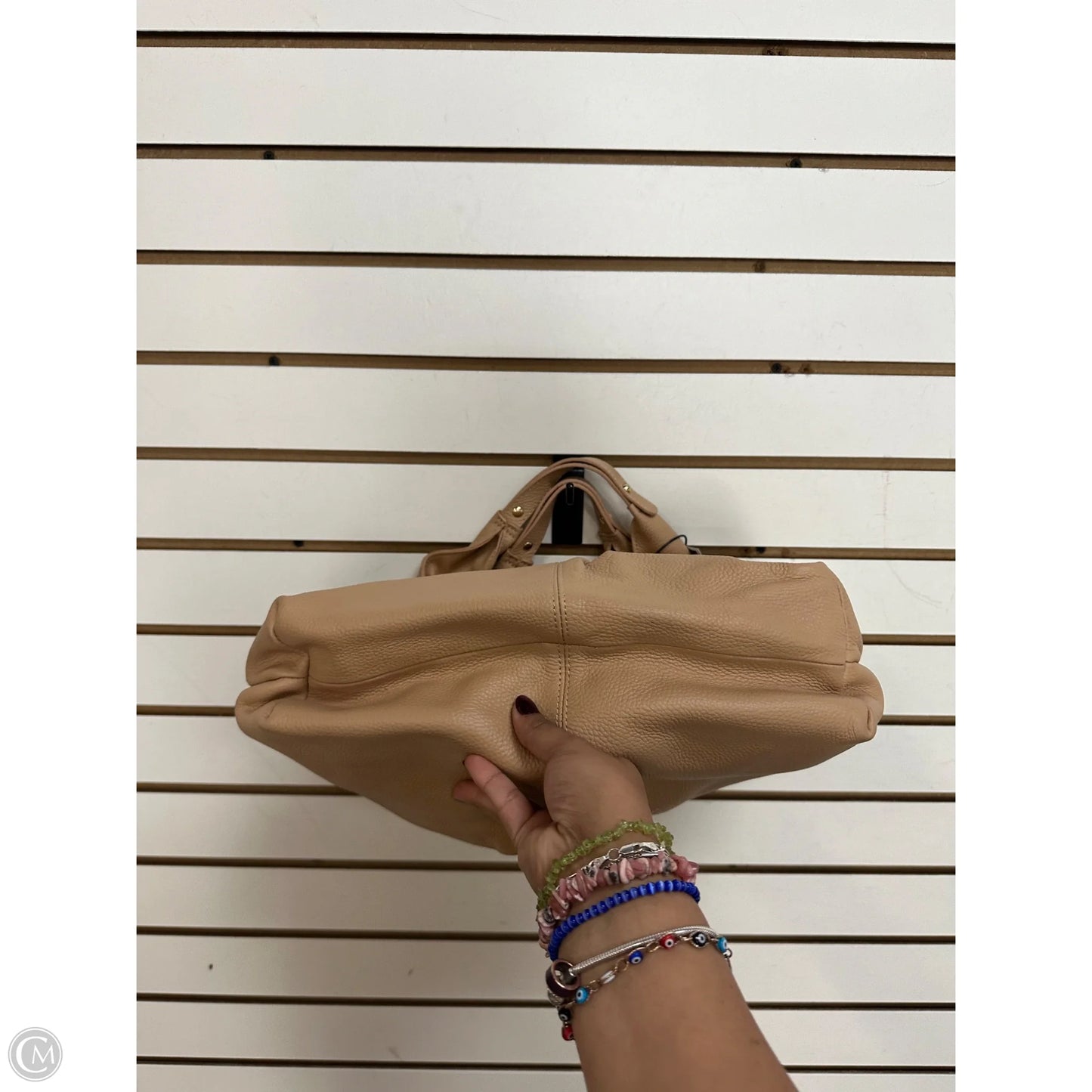 Handbag Leather By Laggo, Size: Large