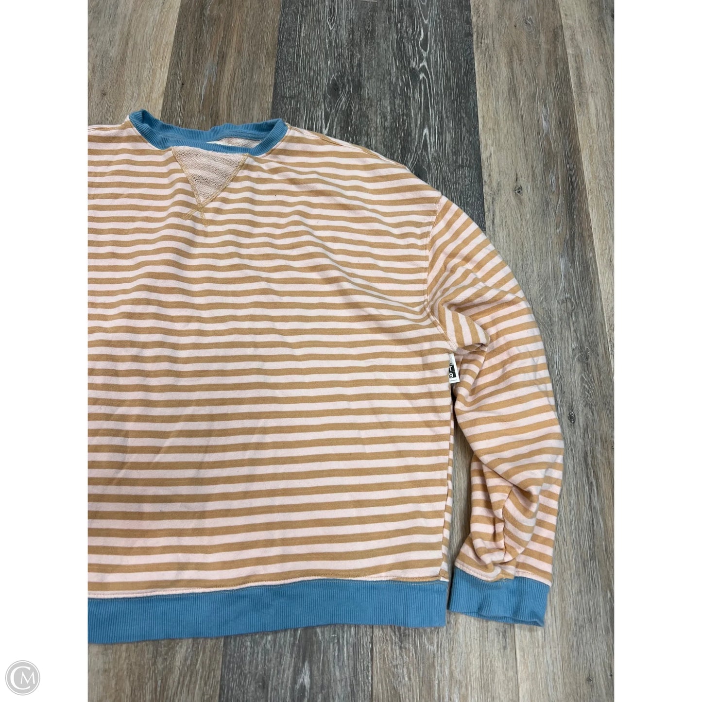 Top Long Sleeve By We The Free In Striped Pattern, Size: M