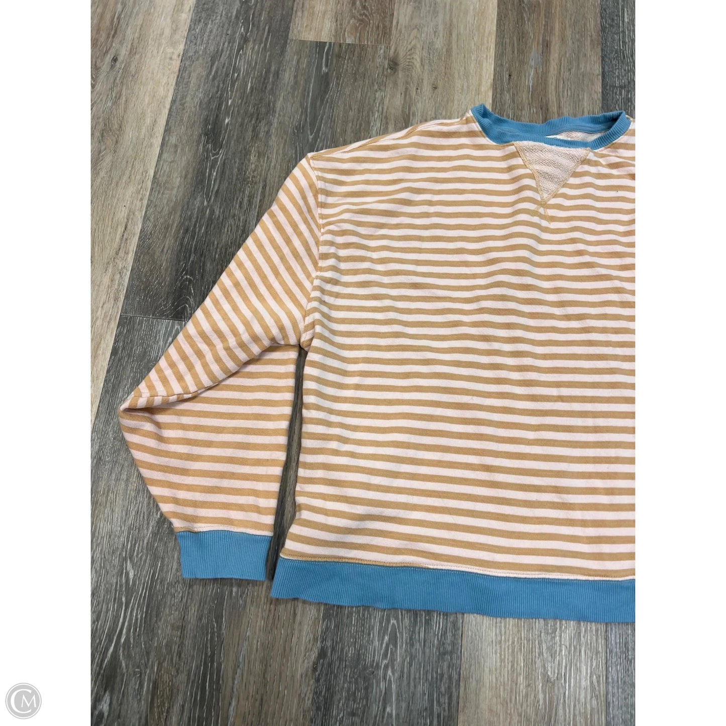 Top Long Sleeve By We The Free In Striped Pattern, Size: M