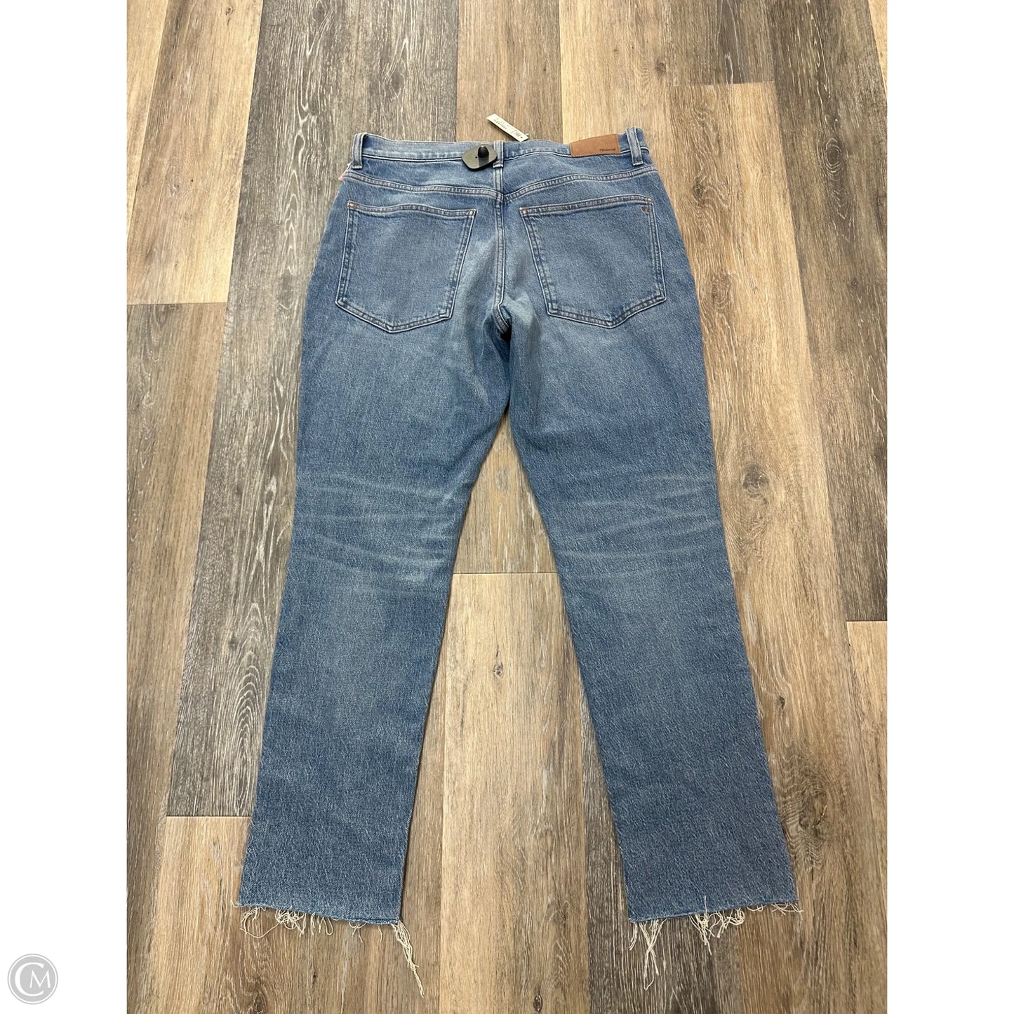 Jeans Straight By Madewell In Blue Denim, Size: 10