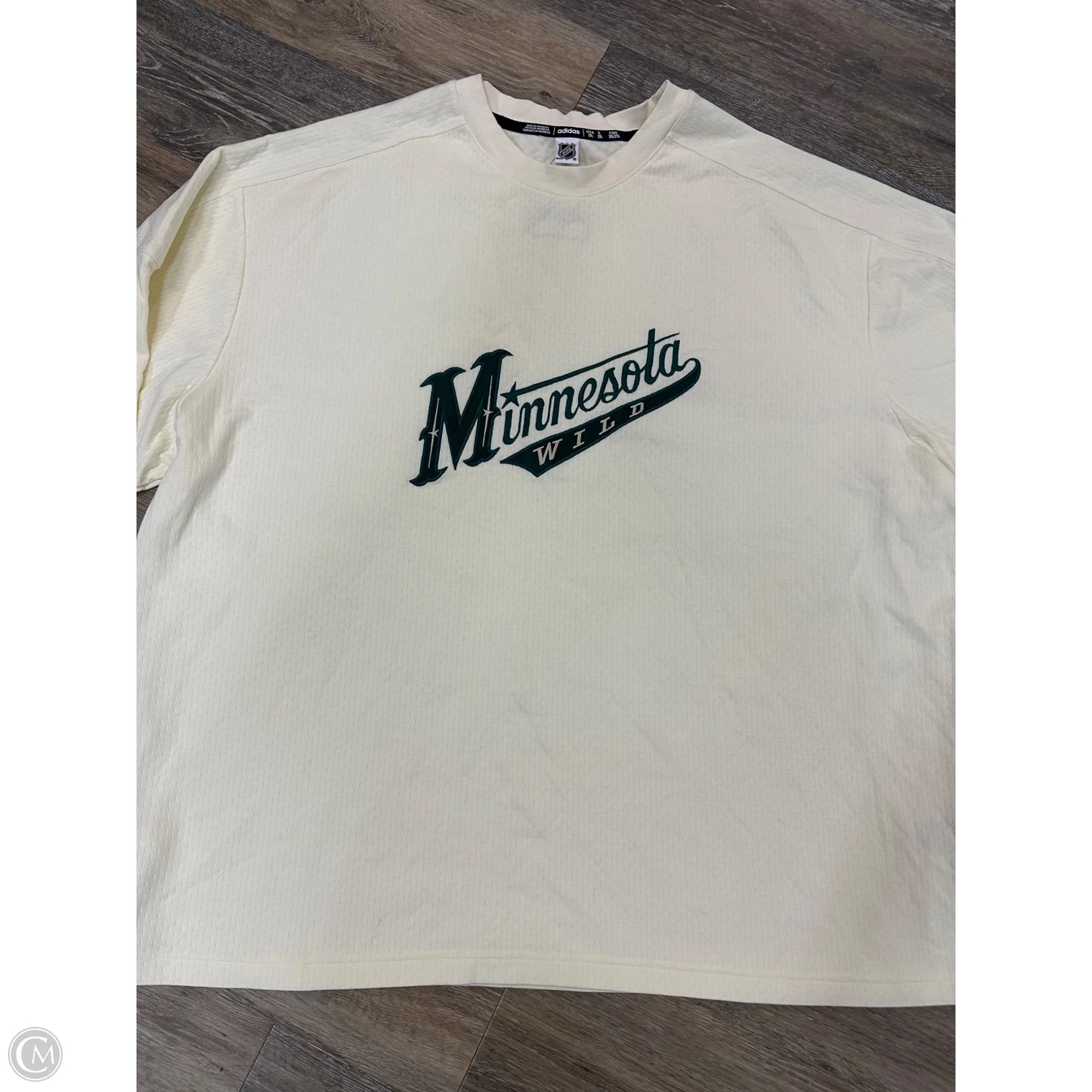 Athletic Sweatshirt Crewneck By Adidas In Cream, Size: 2x
